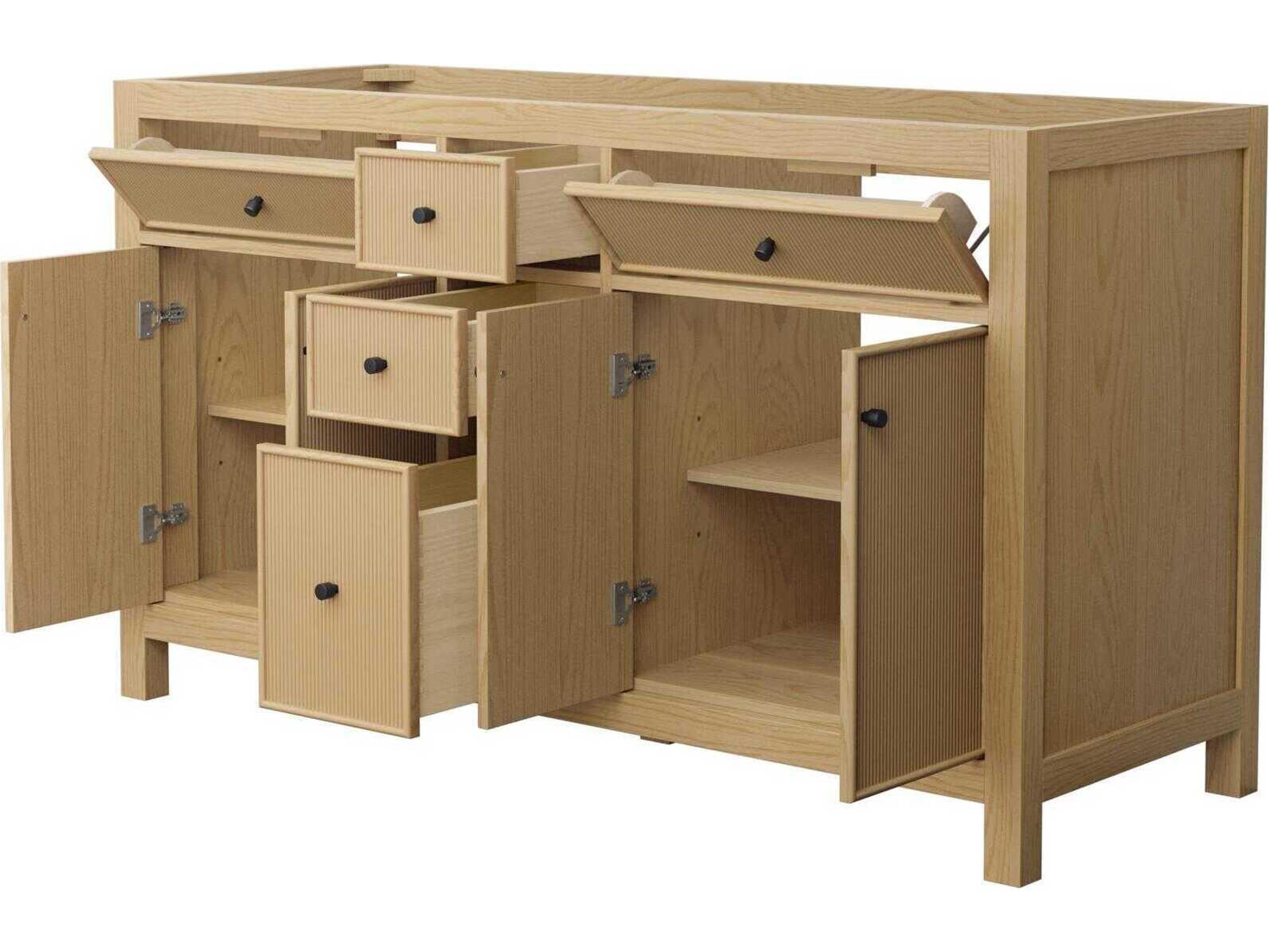 Wyndham Collection Pendry 59" Tanned Oak Vanity