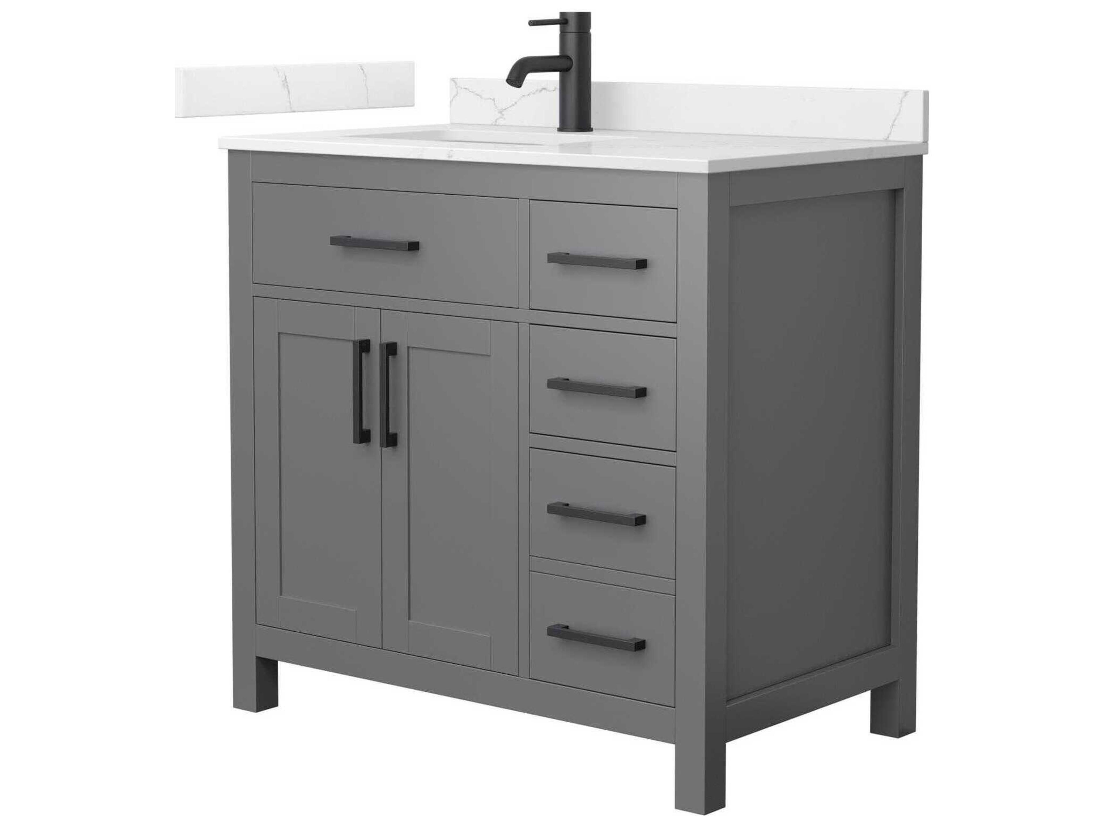 Beckett 36" Dark Gray Vanity