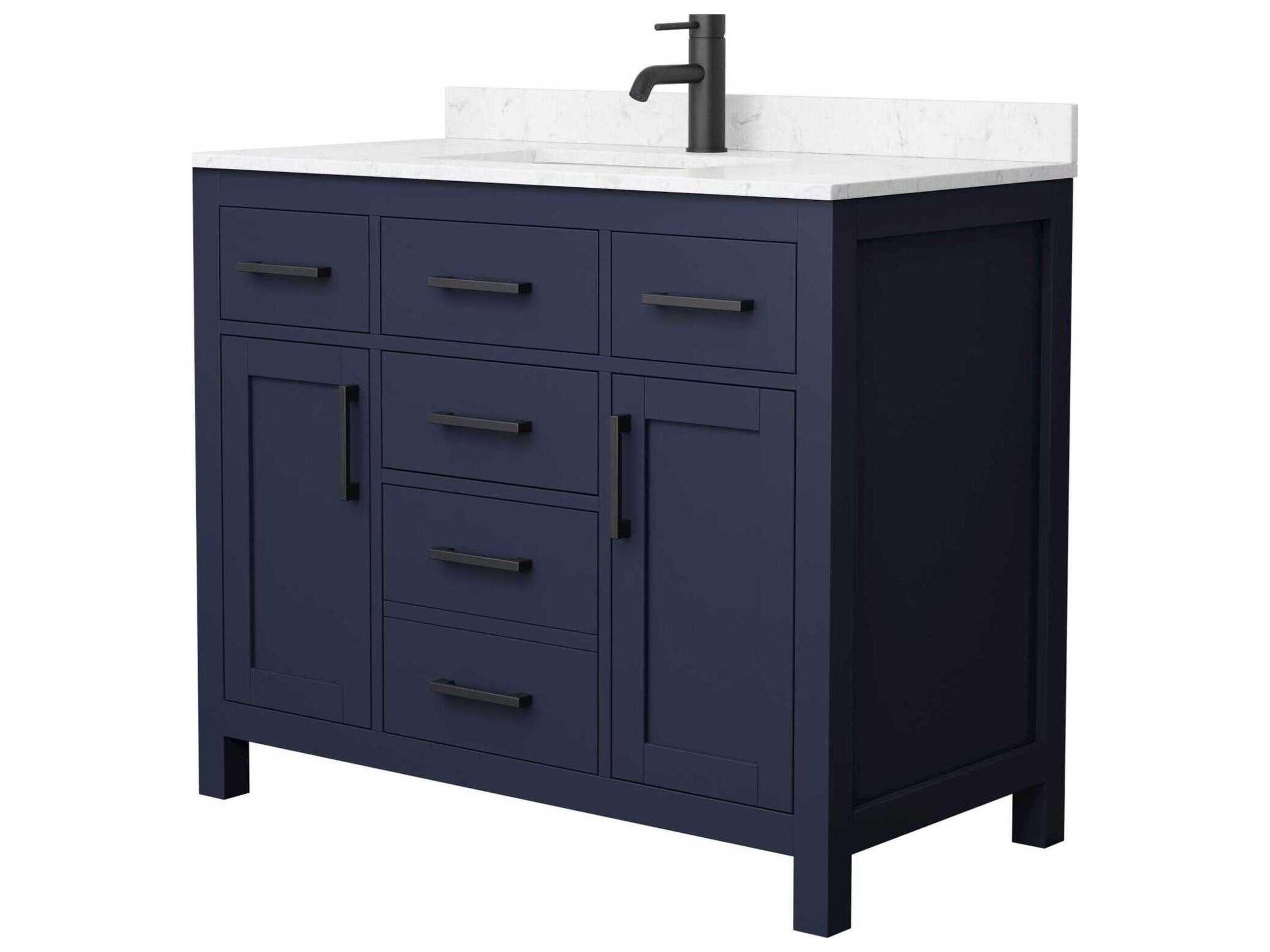 Beckett 42" Dark Blue Vanity