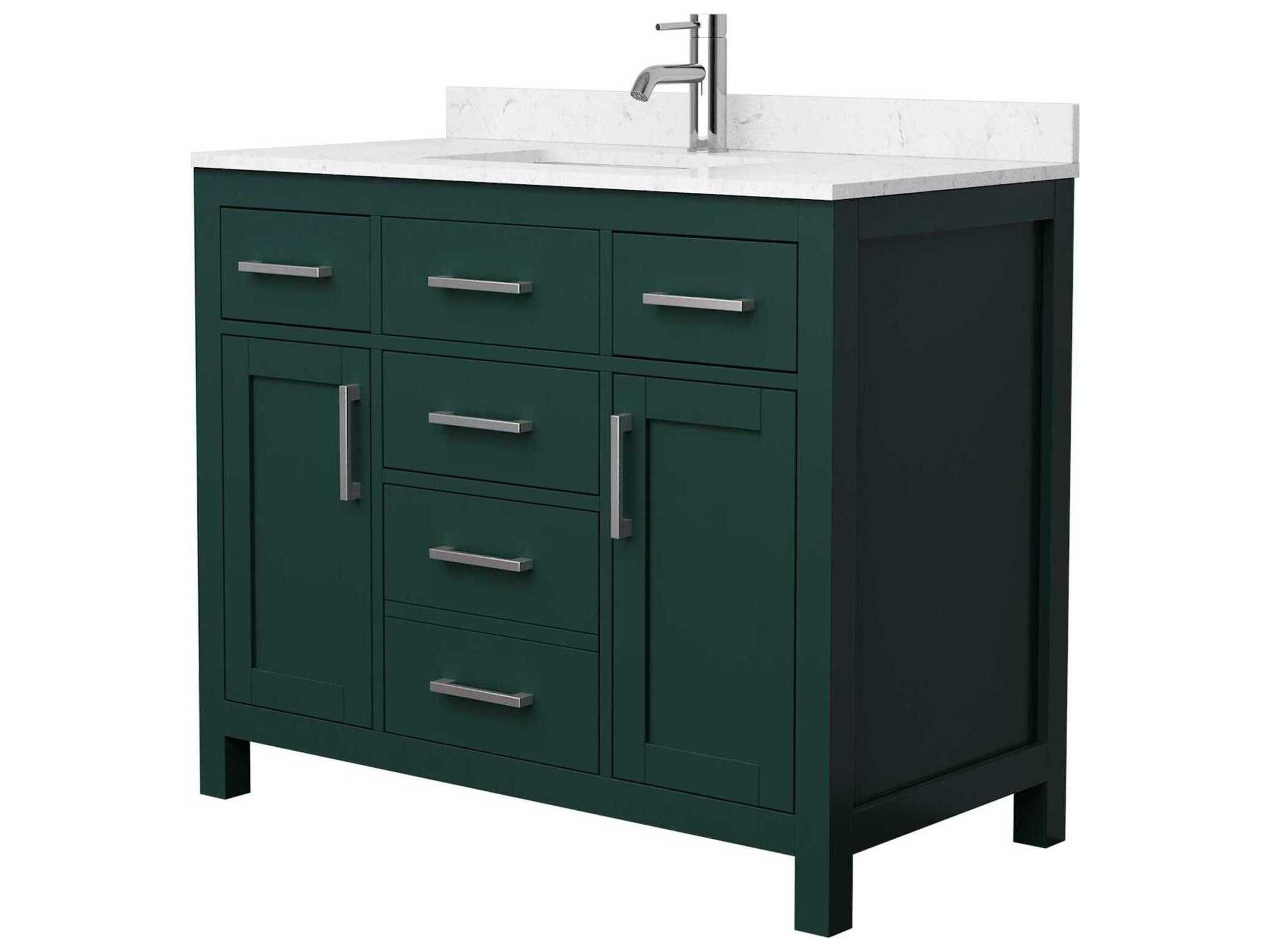 Wyndham Collection Beckett 42" Green Vanity