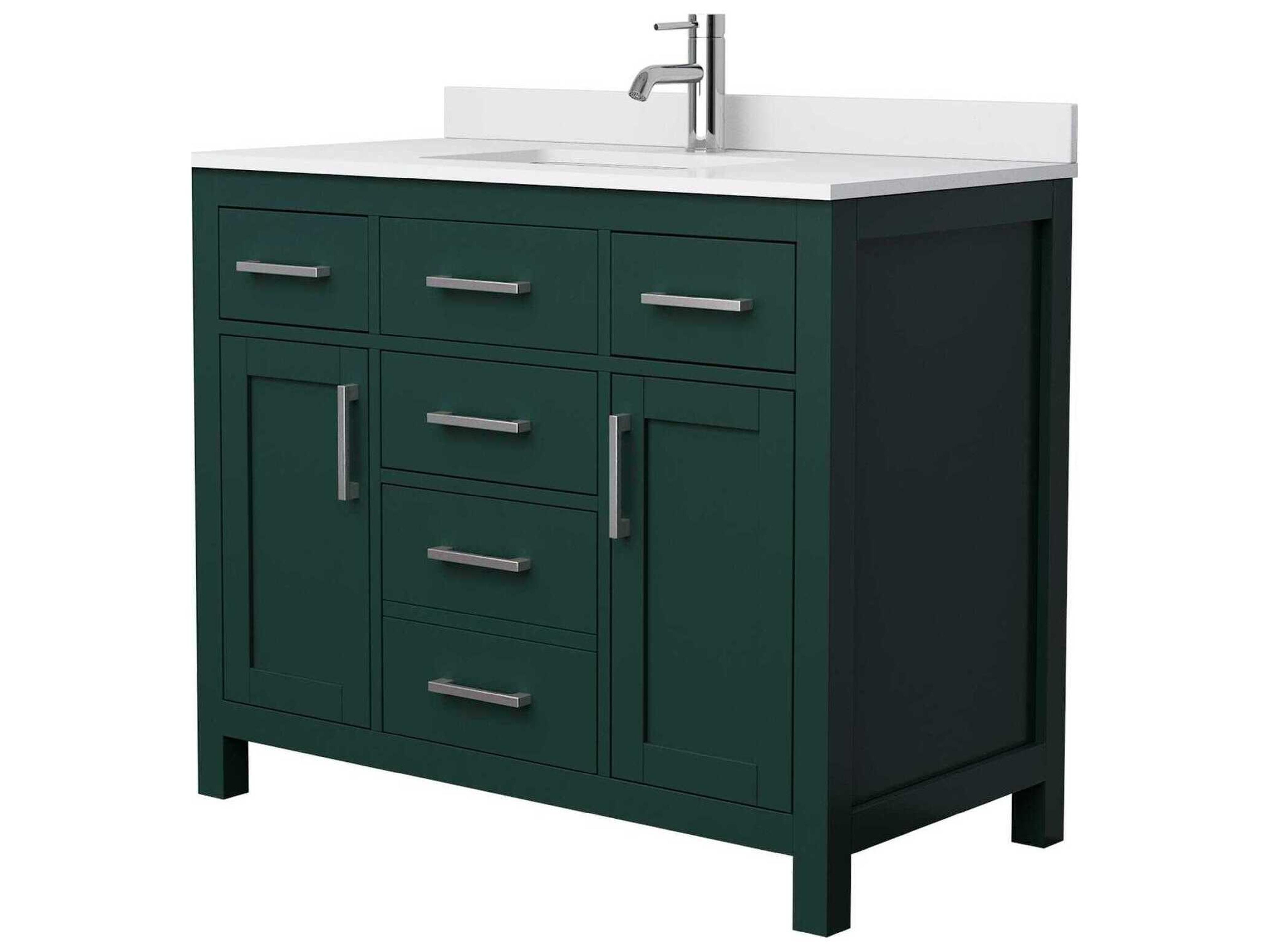 Wyndham Collection Beckett 42" Green Vanity