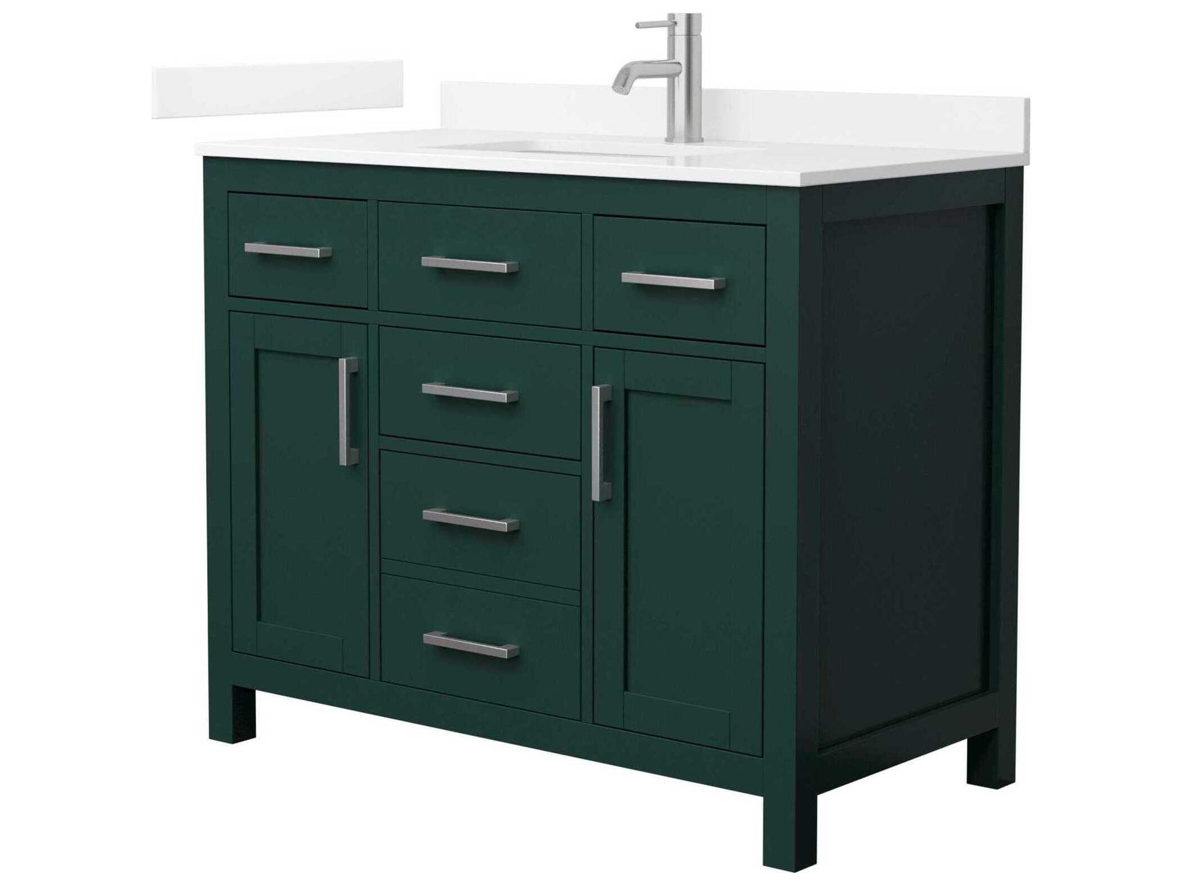 Wyndham Collection Beckett 42" Green Vanity