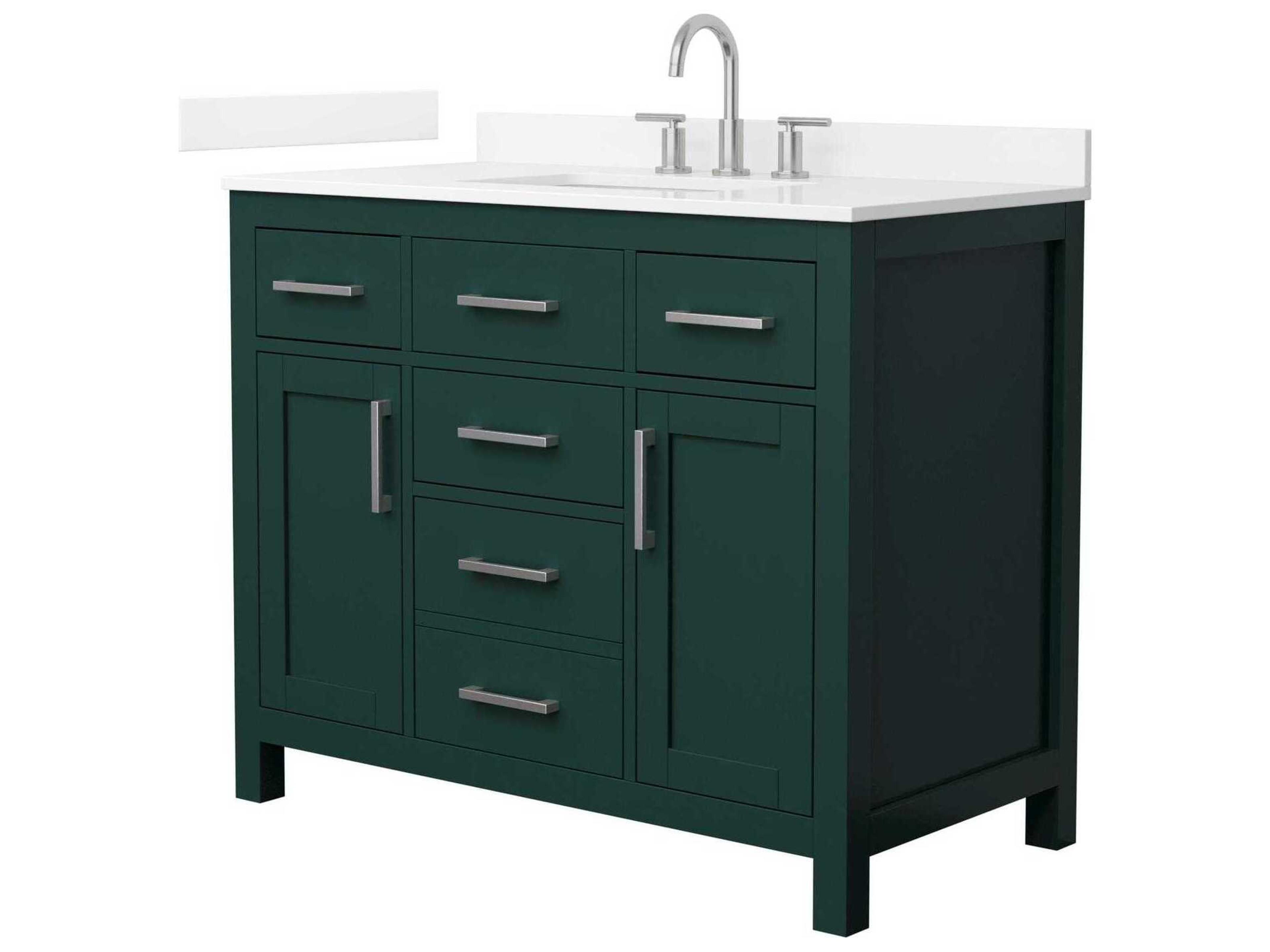 Wyndham Collection Beckett 42" Green Vanity