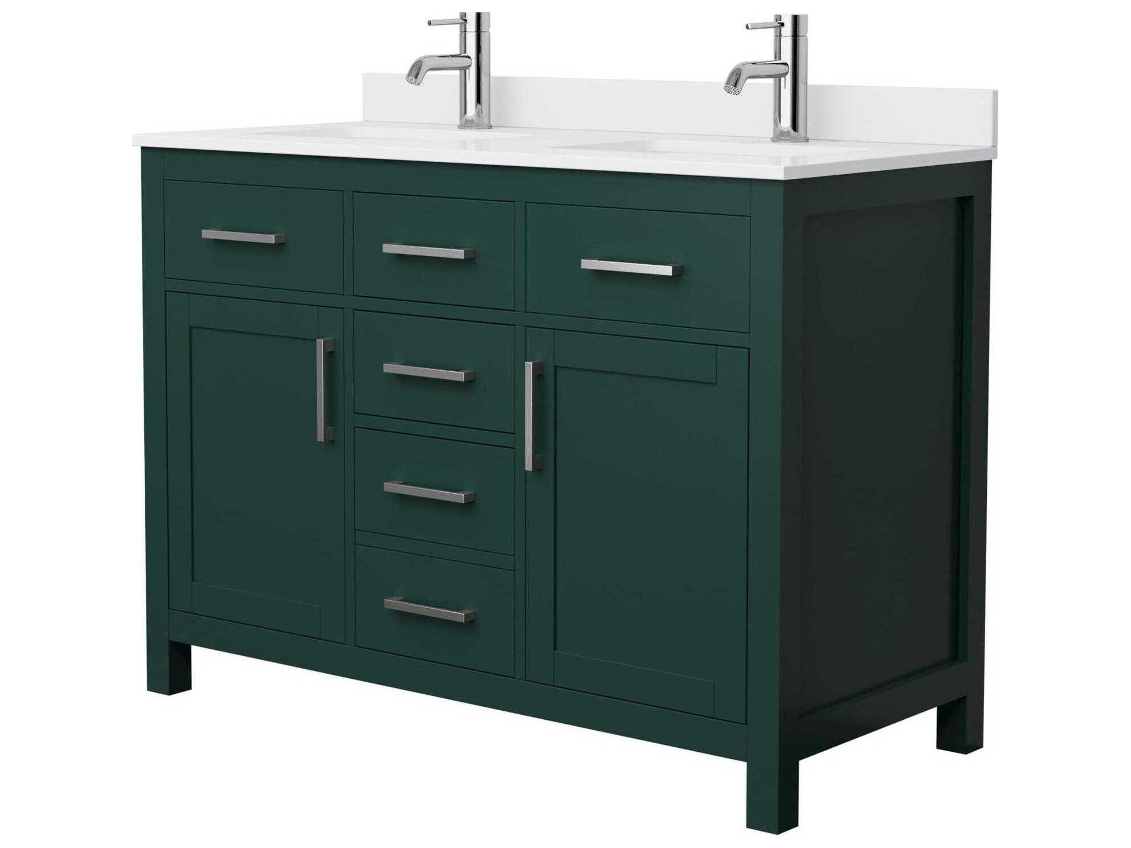 Wyndham Collection Beckett 48" Green Vanity