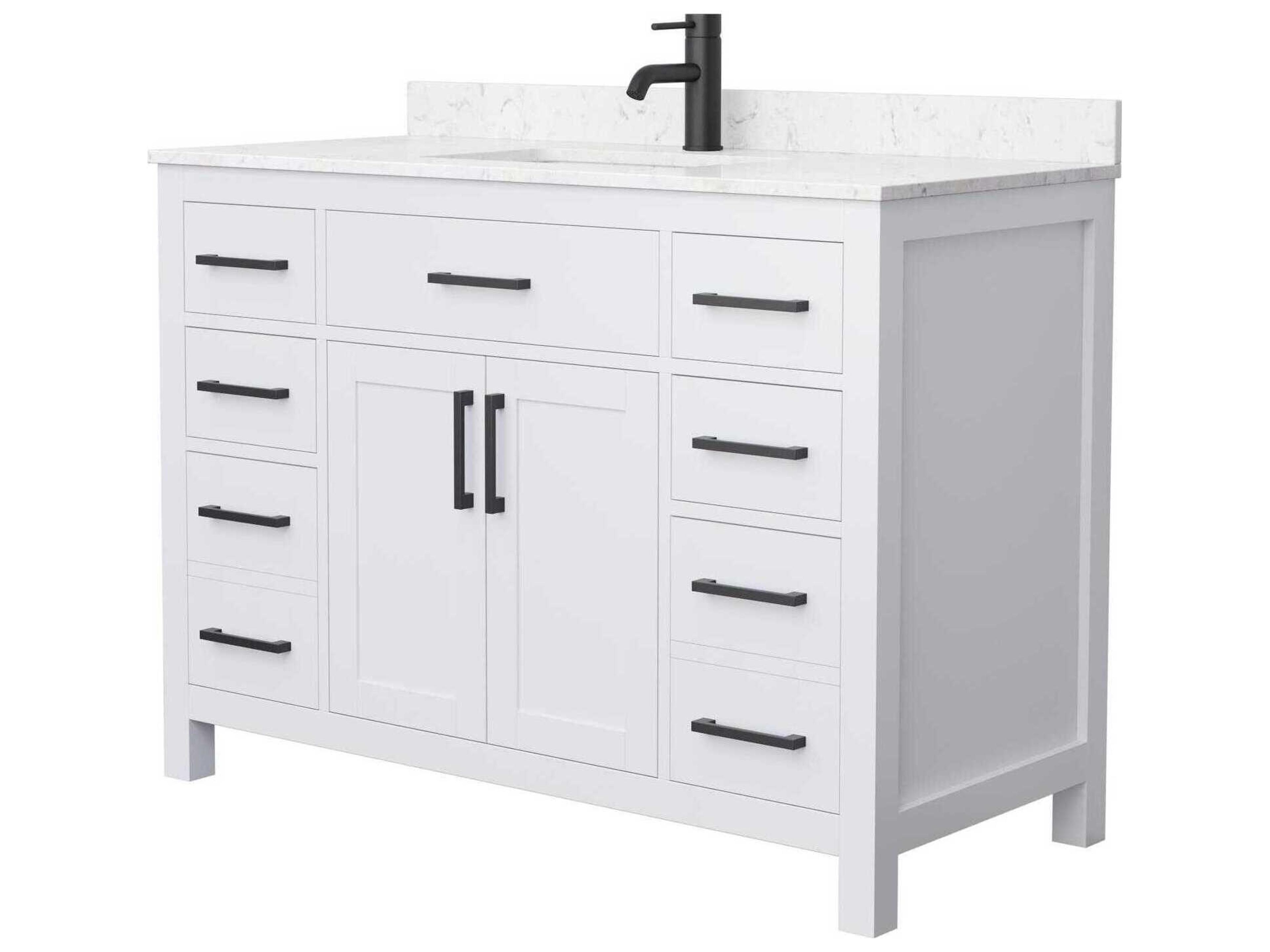 Beckett 48" White Vanity