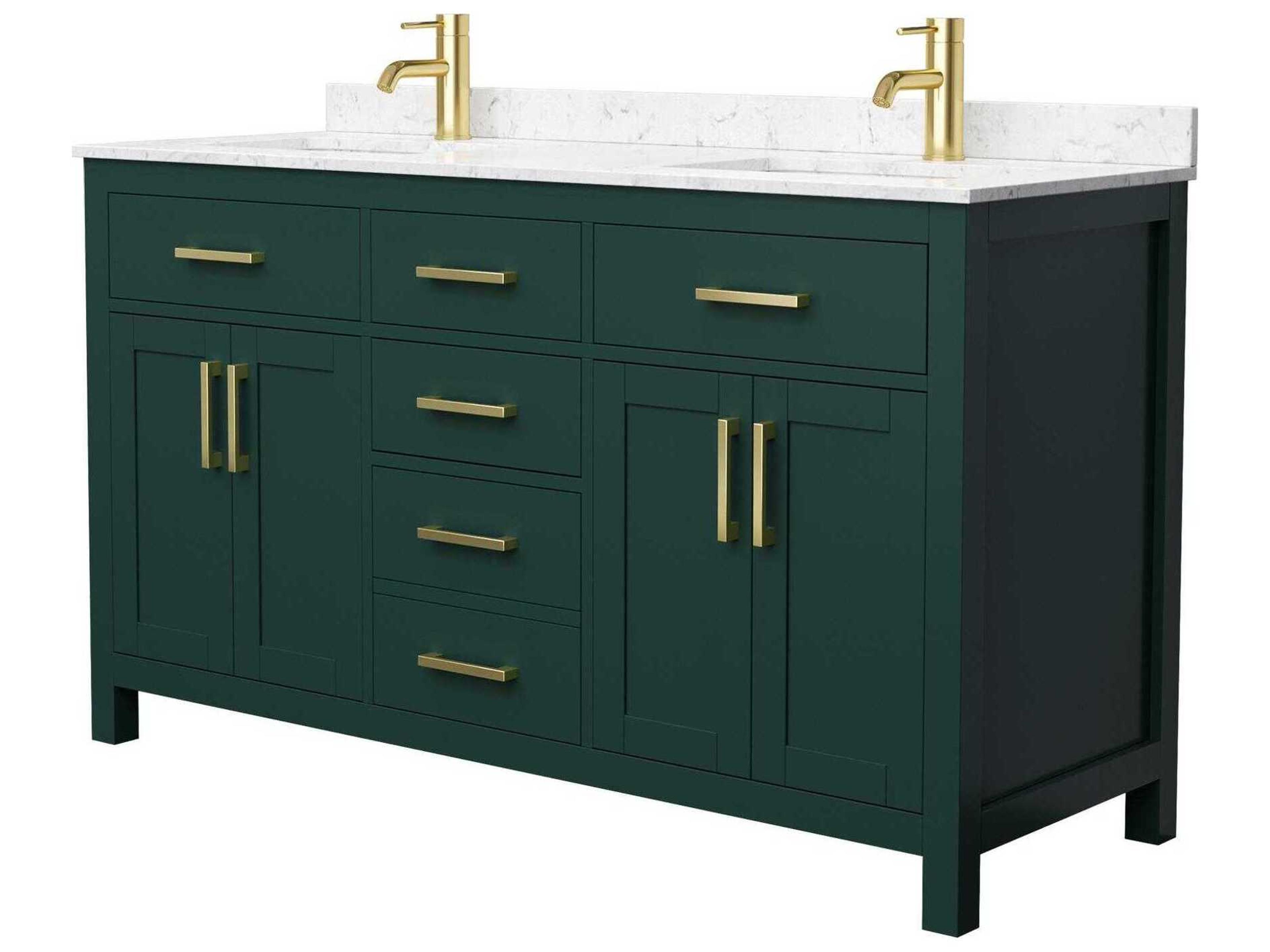 Wyndham Collection Beckett 60" Green Vanity