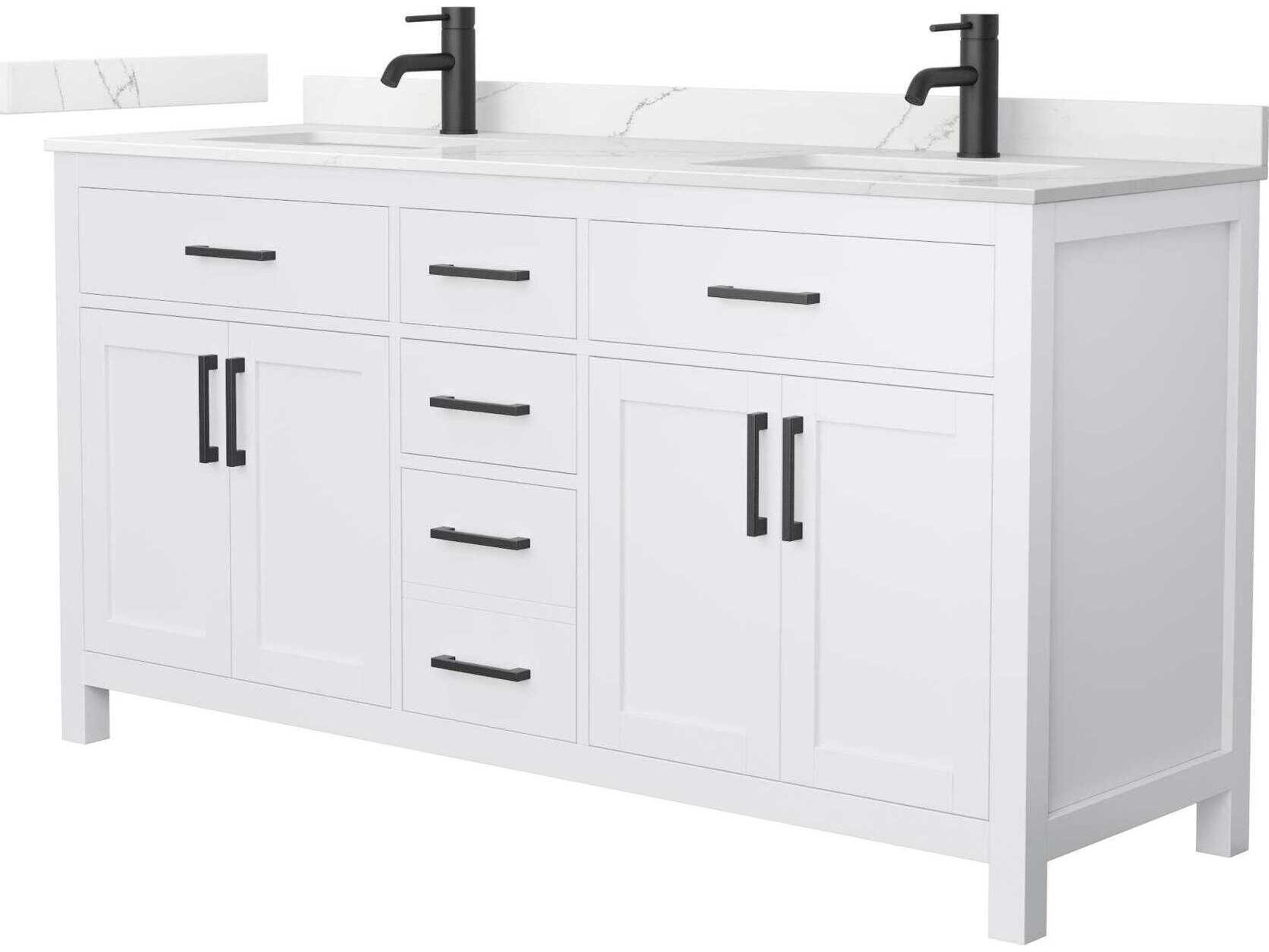 Beckett 66" White Vanity