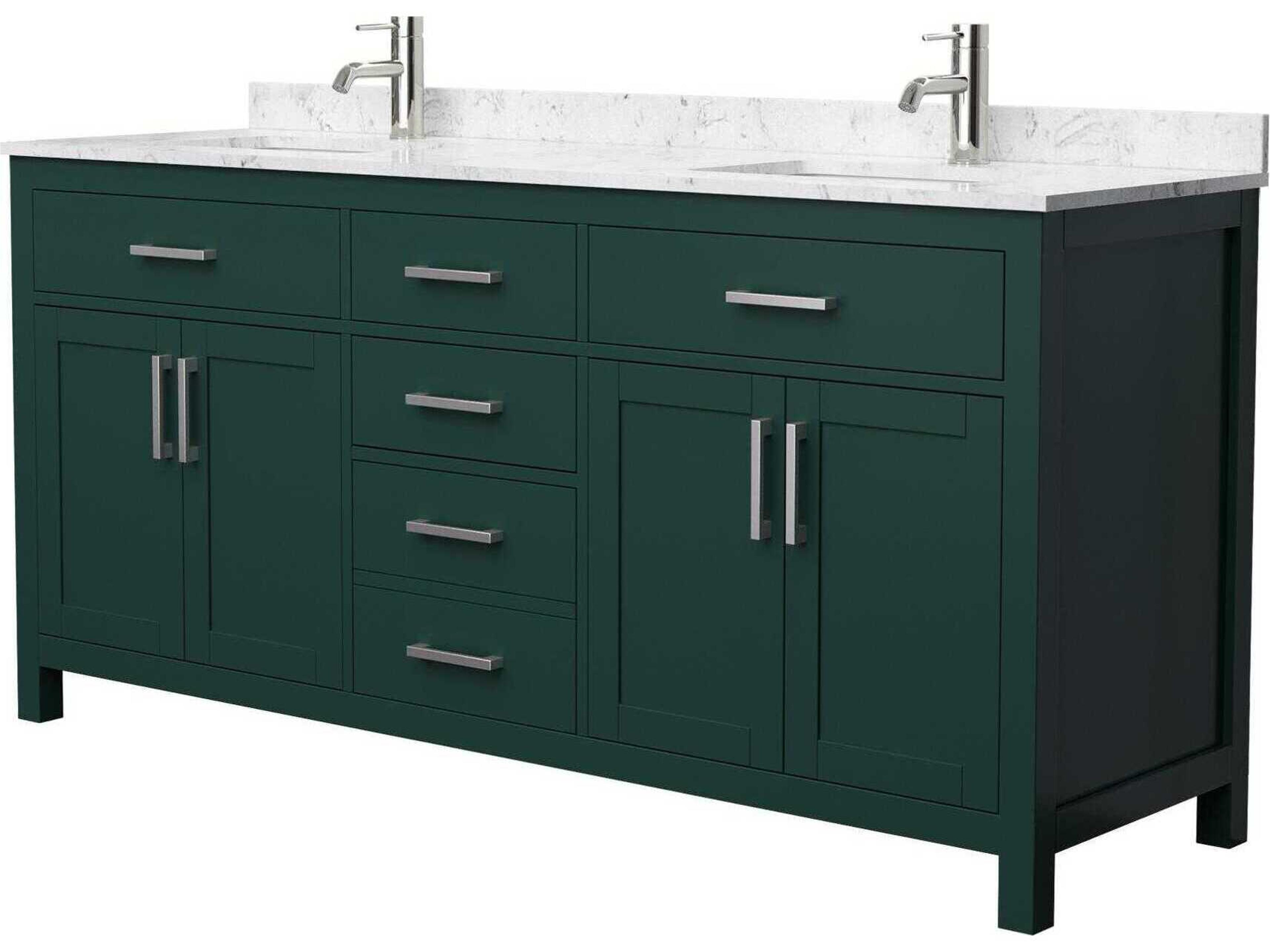 Wyndham Collection Beckett 72" Green Vanity