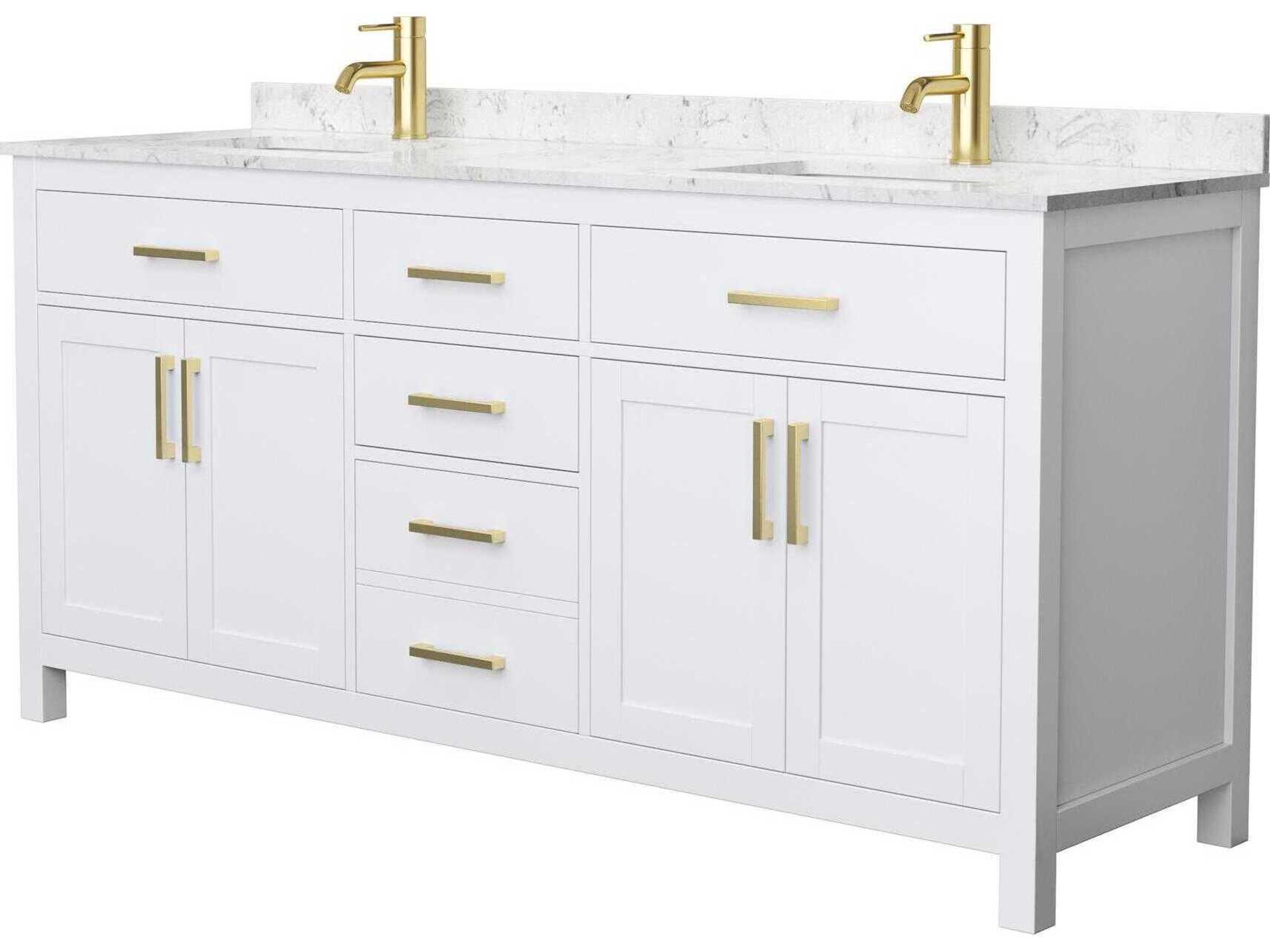 Wyndham Collection Beckett 72" White Vanity