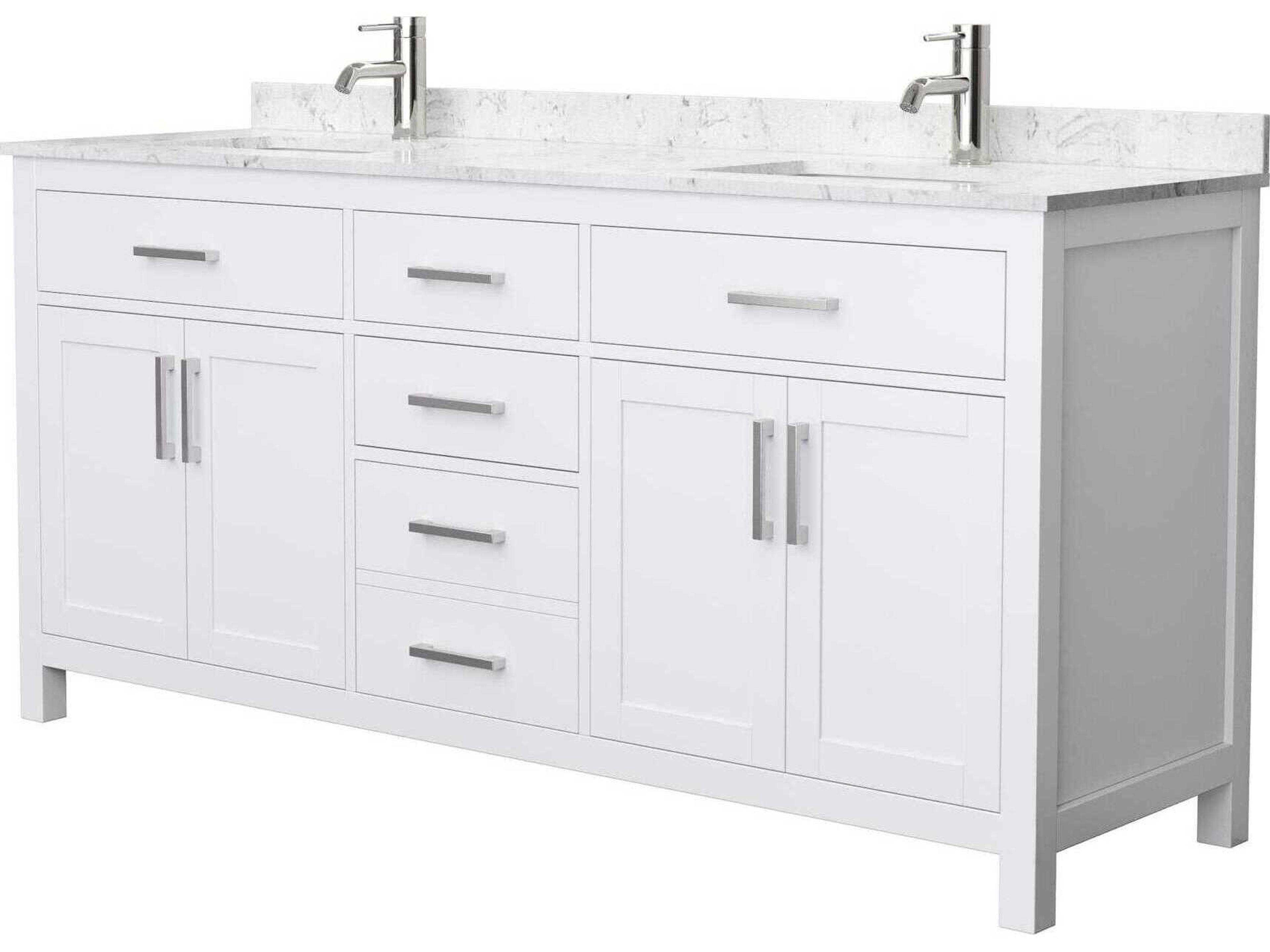 Wyndham Collection Beckett 72" White Vanity