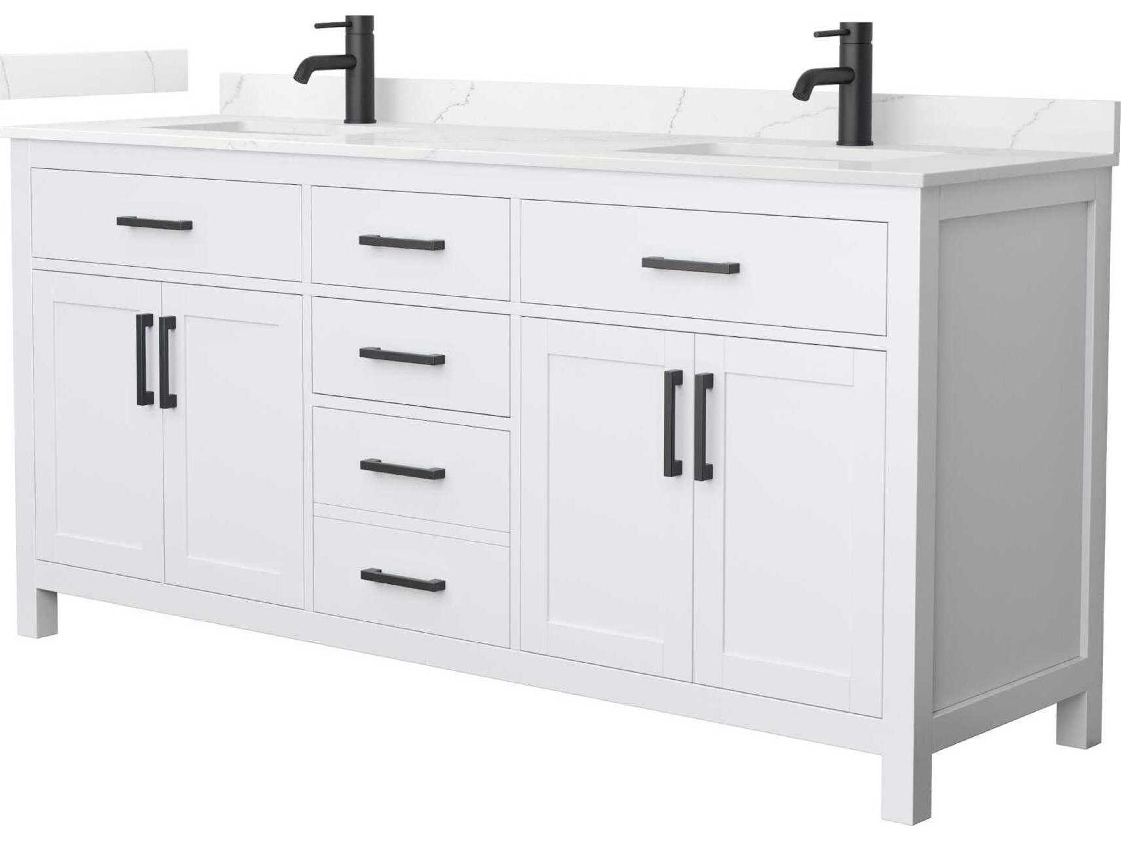 Beckett 72" White Vanity