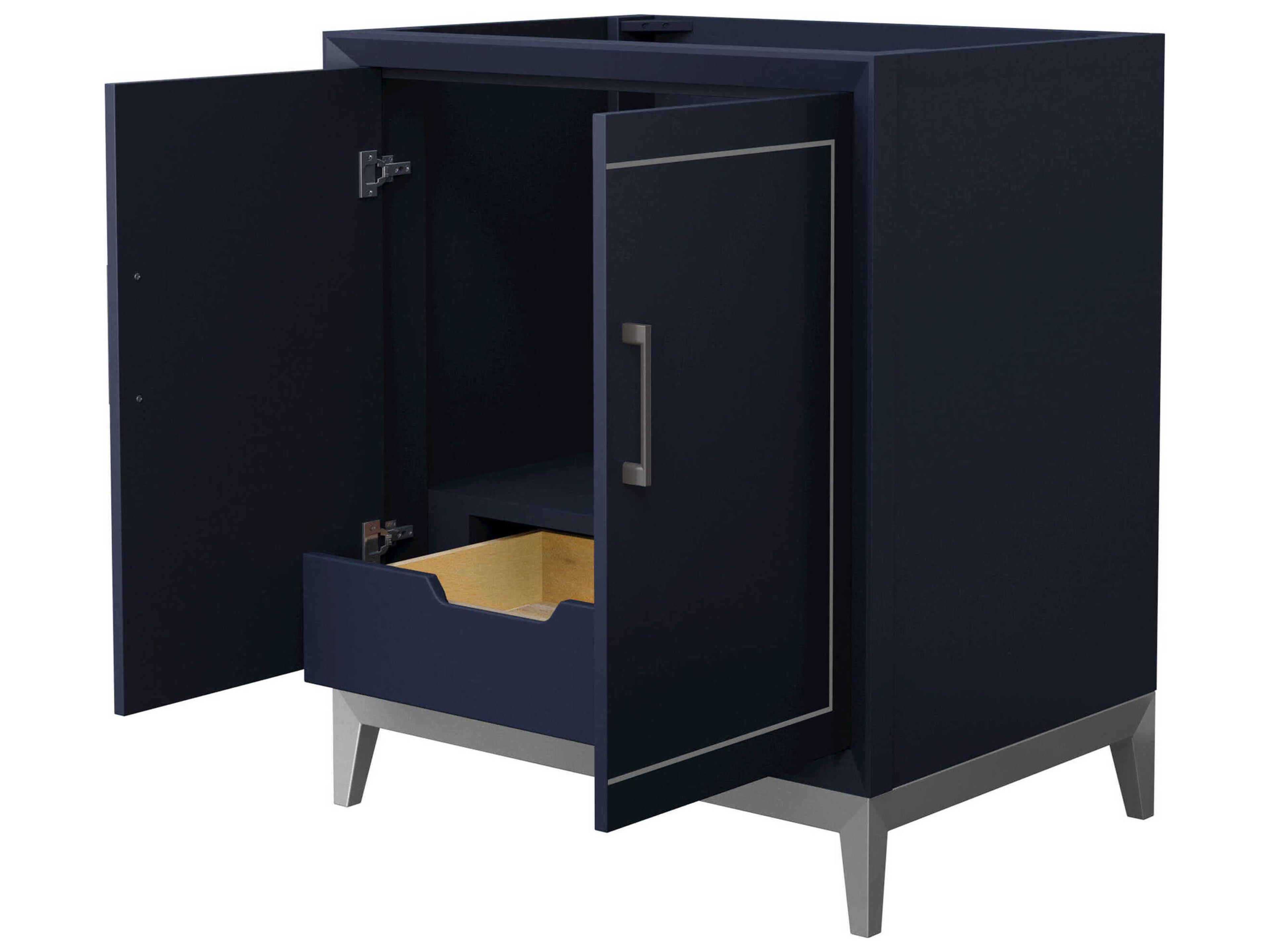Wyndham Collection Marlena 30" Dark Blue Vanity