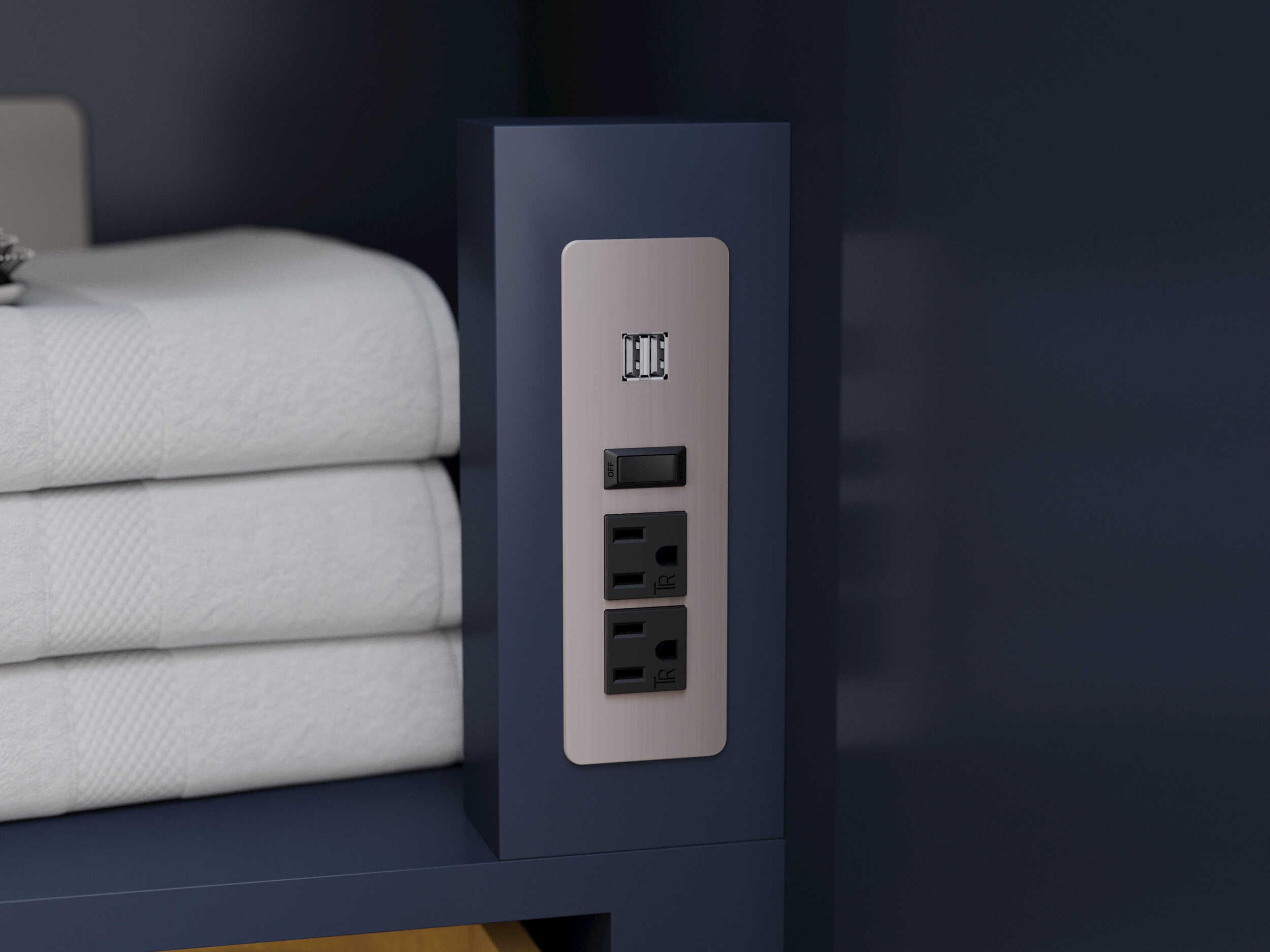 Wyndham Collection Marlena 30" Dark Blue Vanity