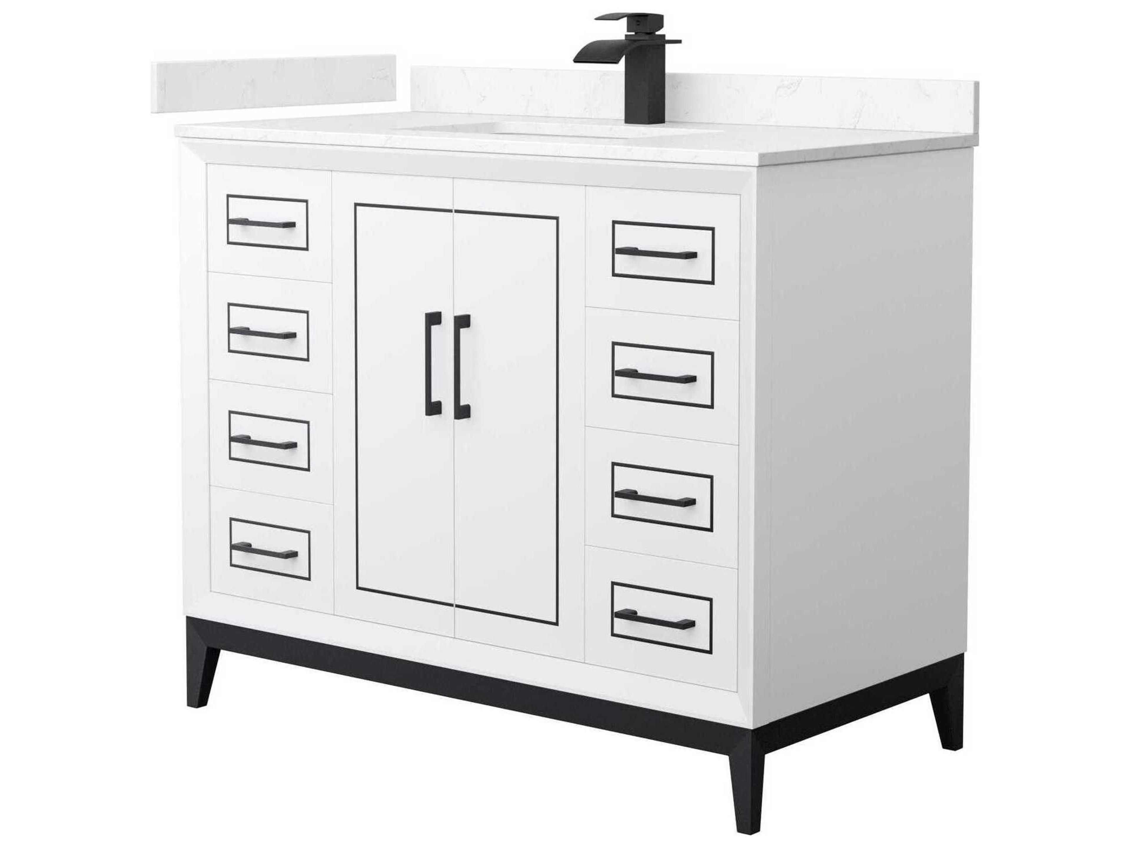 Marlena 42" White Vanity