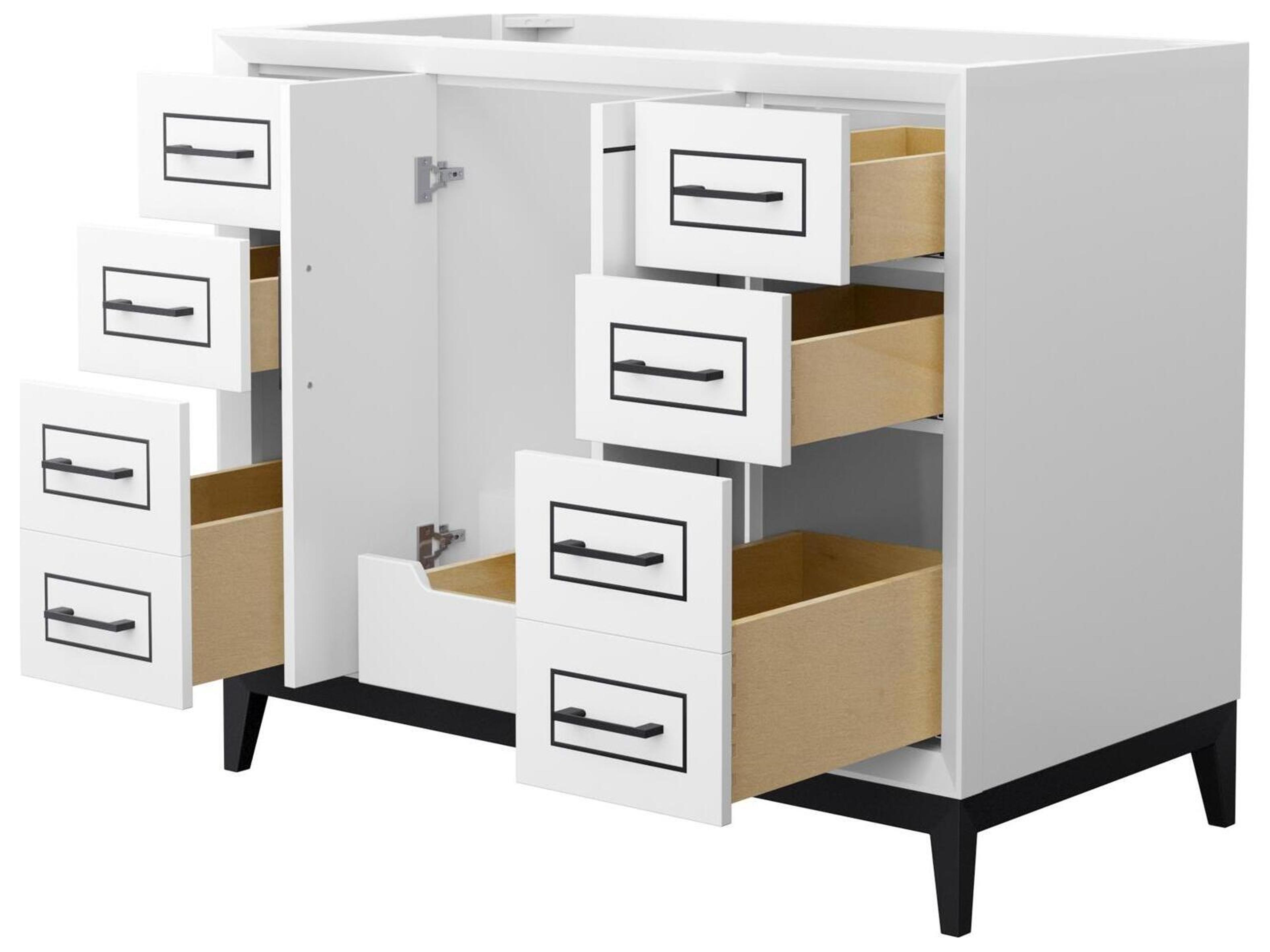 Wyndham Collection Marlena 42" White Vanity