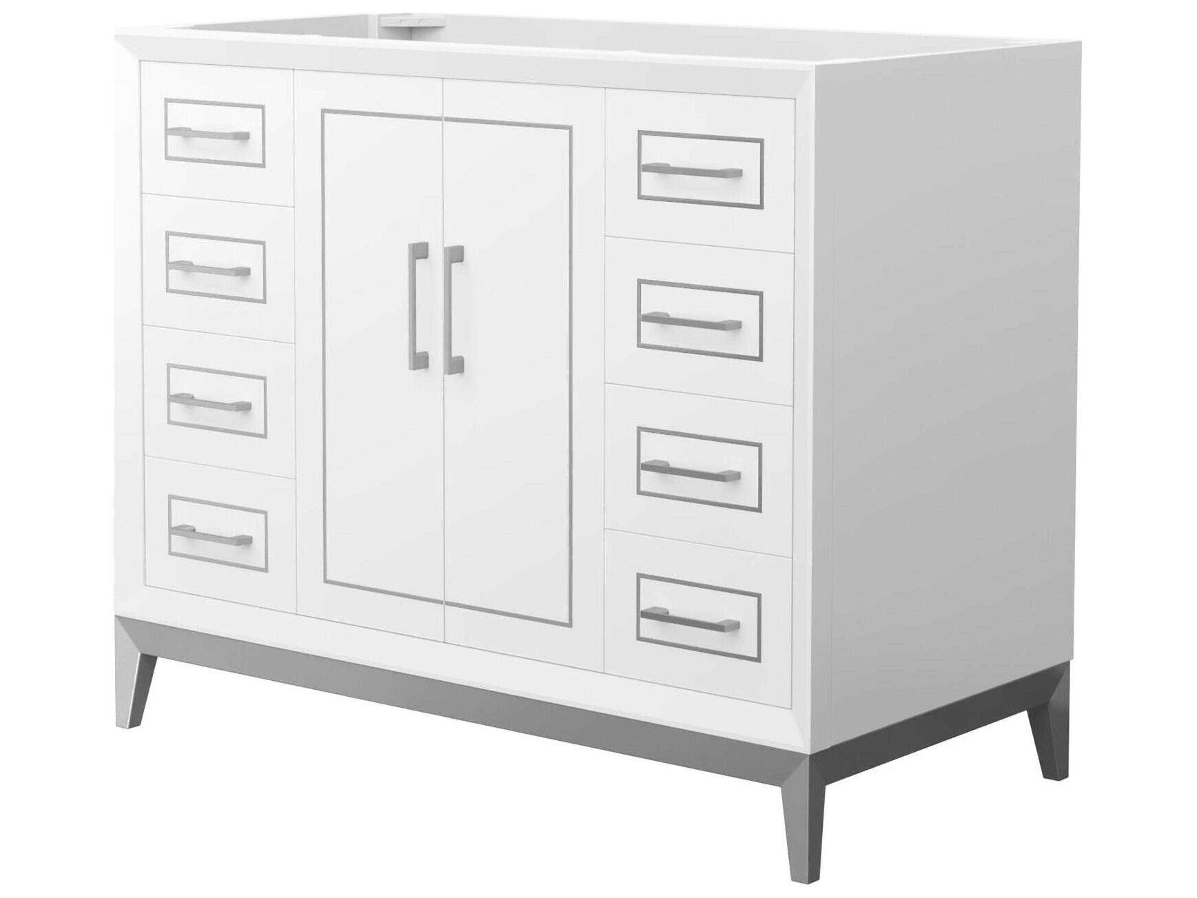 Wyndham Collection Marlena 42" White Vanity