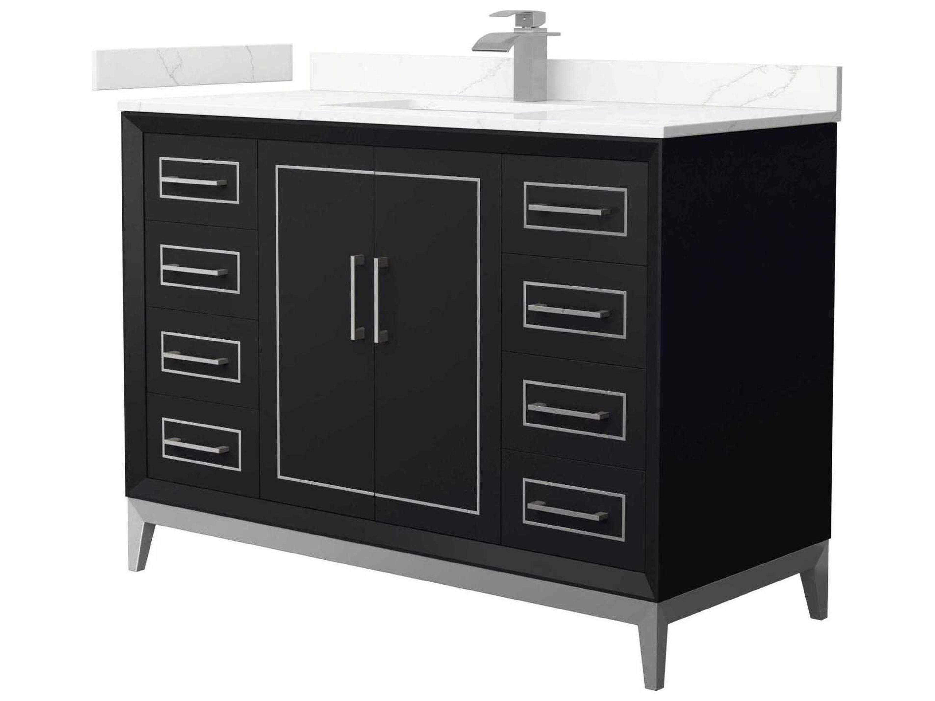 Marlena 48" Black Vanity