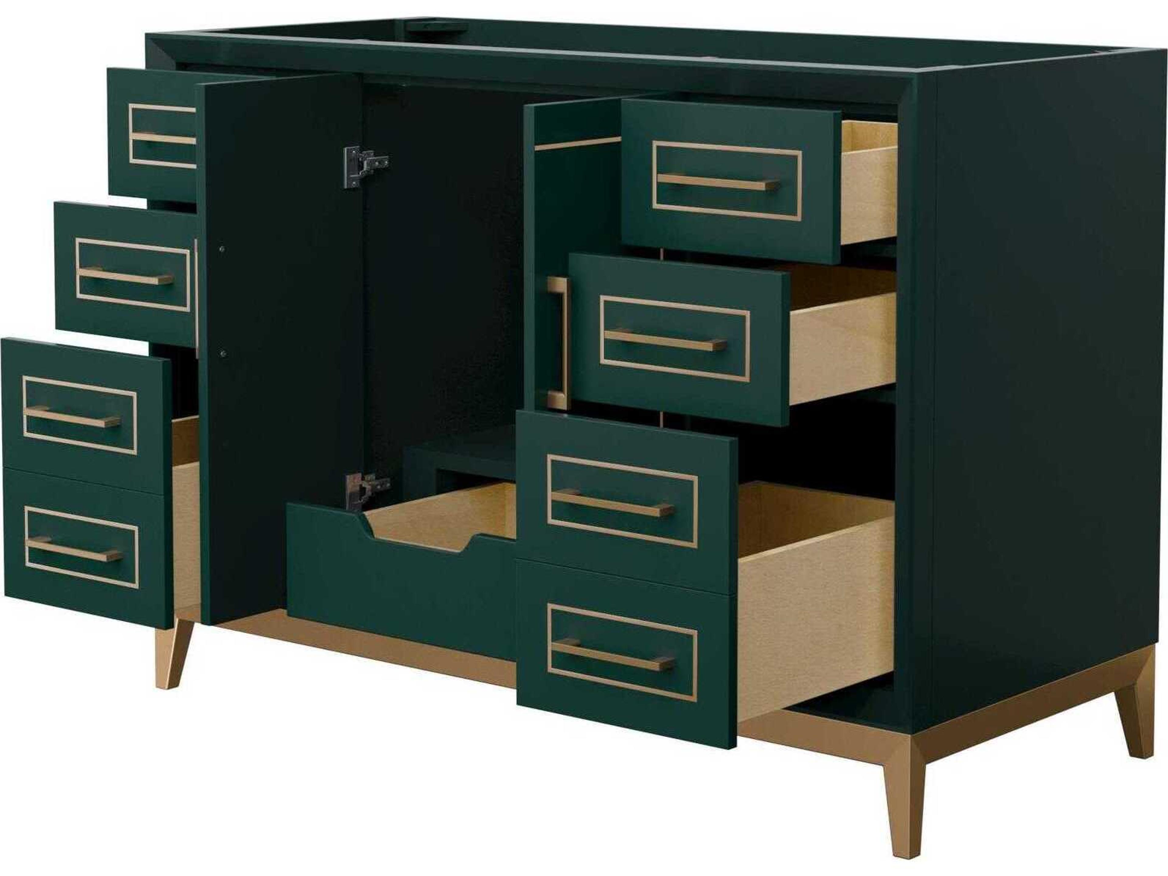 Wyndham Collection Marlena 48" Green Vanity