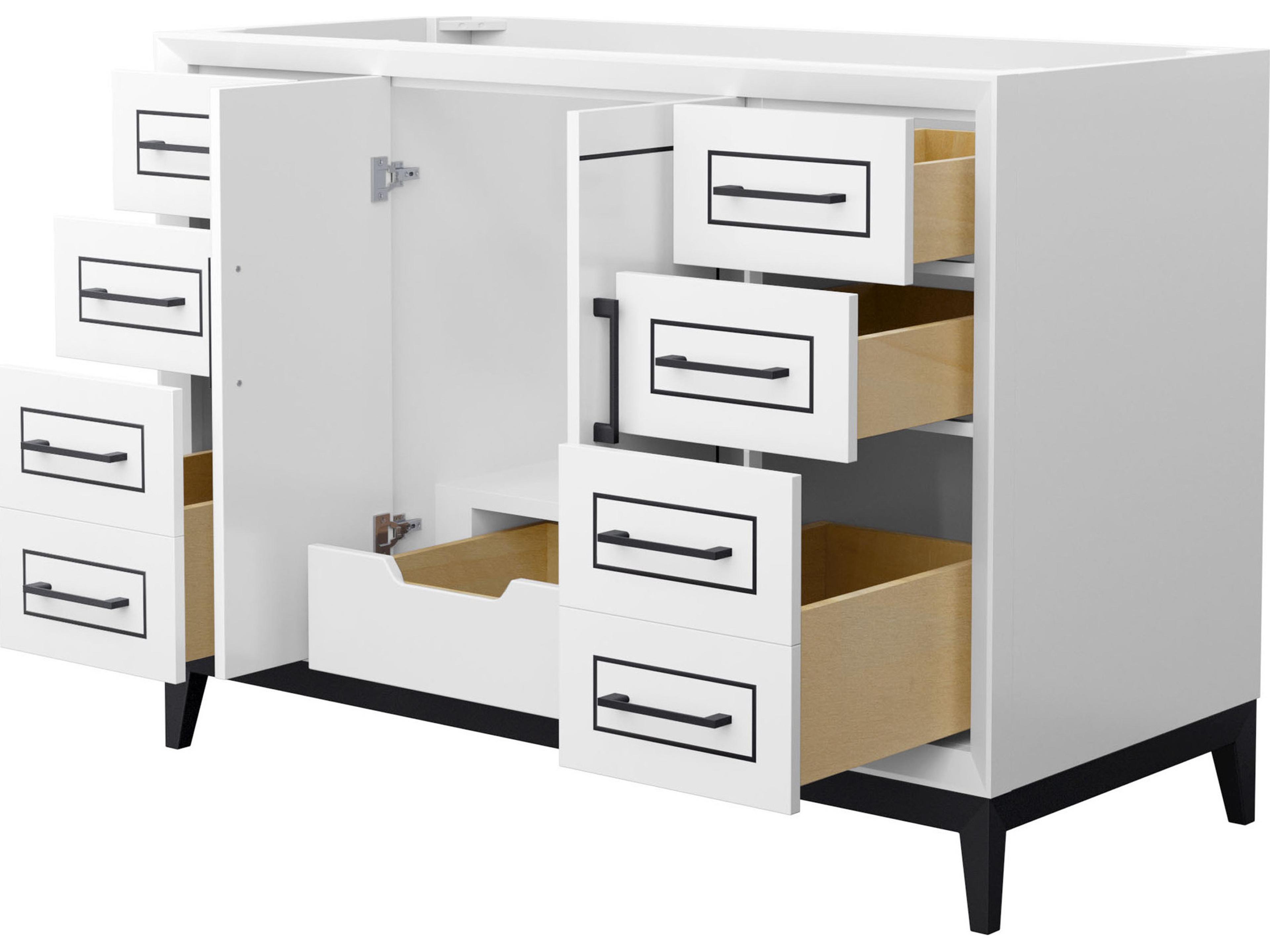 Wyndham Collection Marlena 47" White Vanity