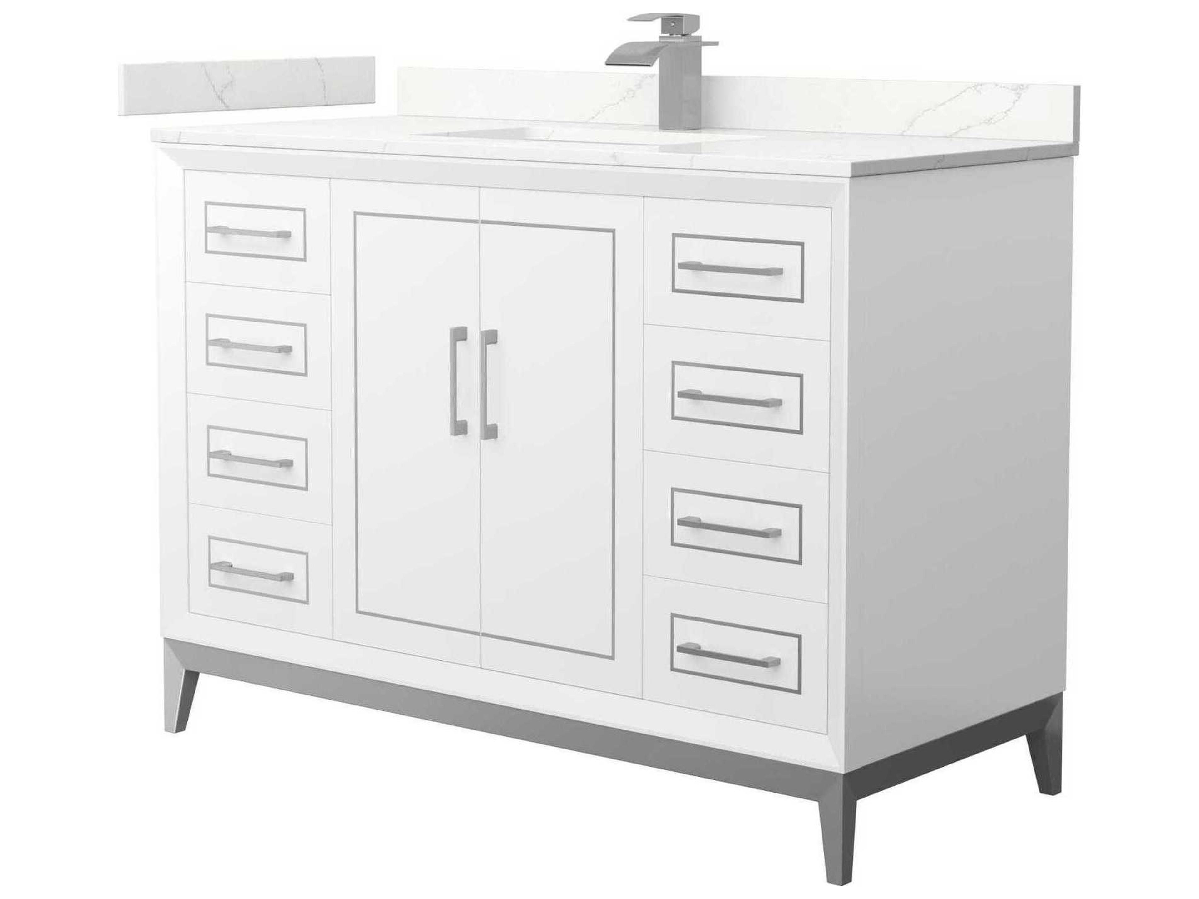 Marlena 48" White Vanity