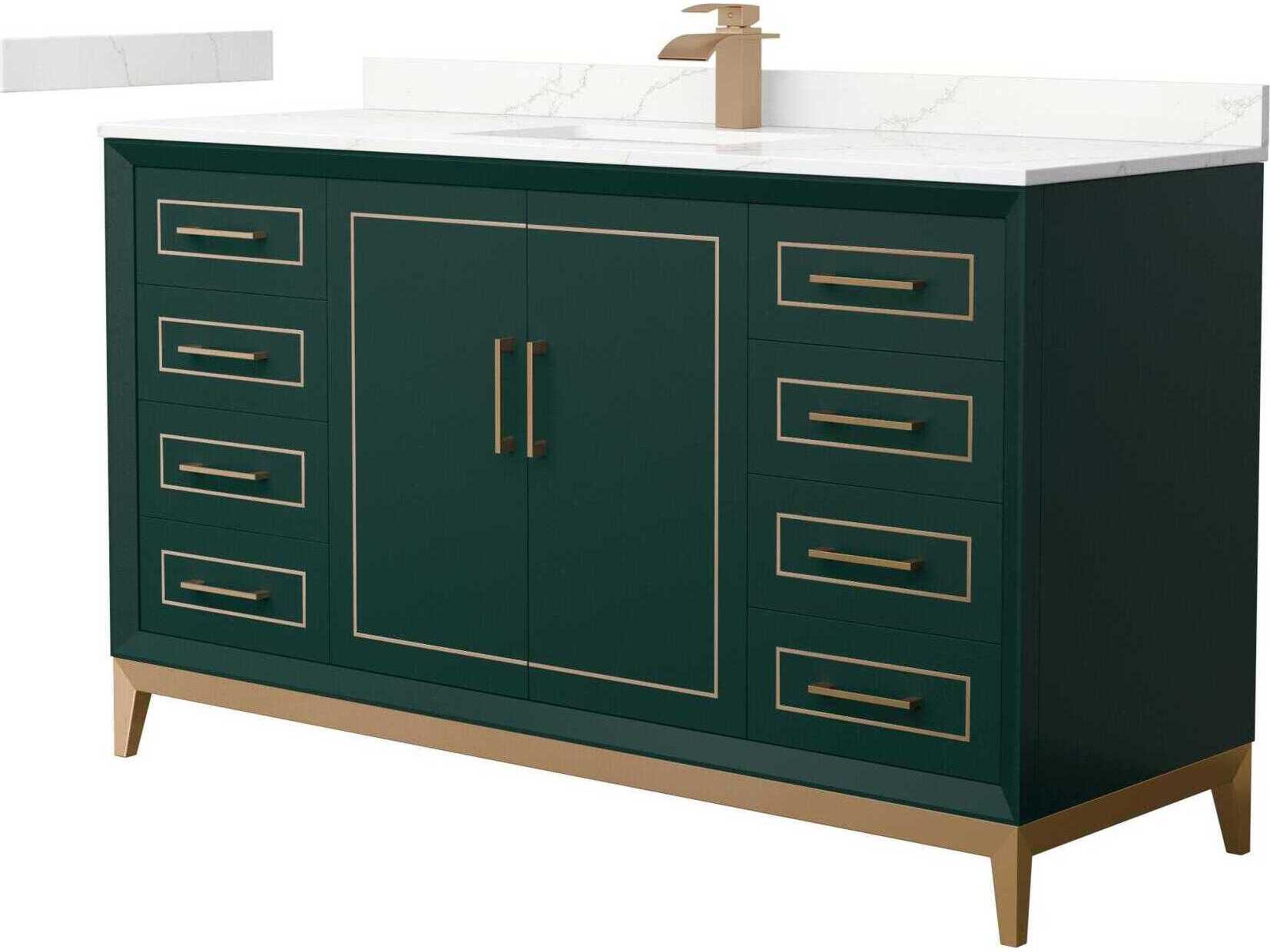 Marlena 60" Green Vanity