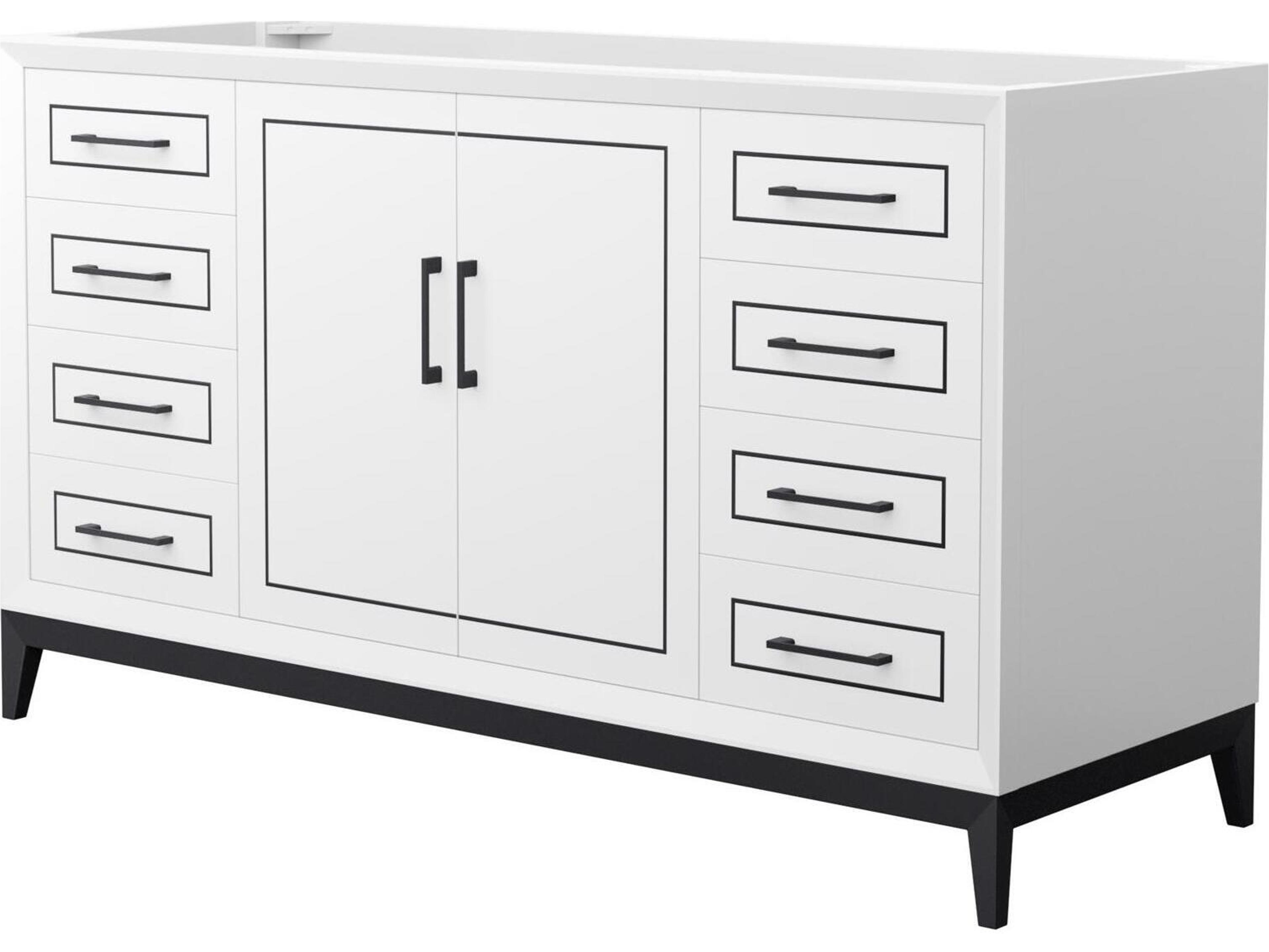 Marlena 60" White Vanity