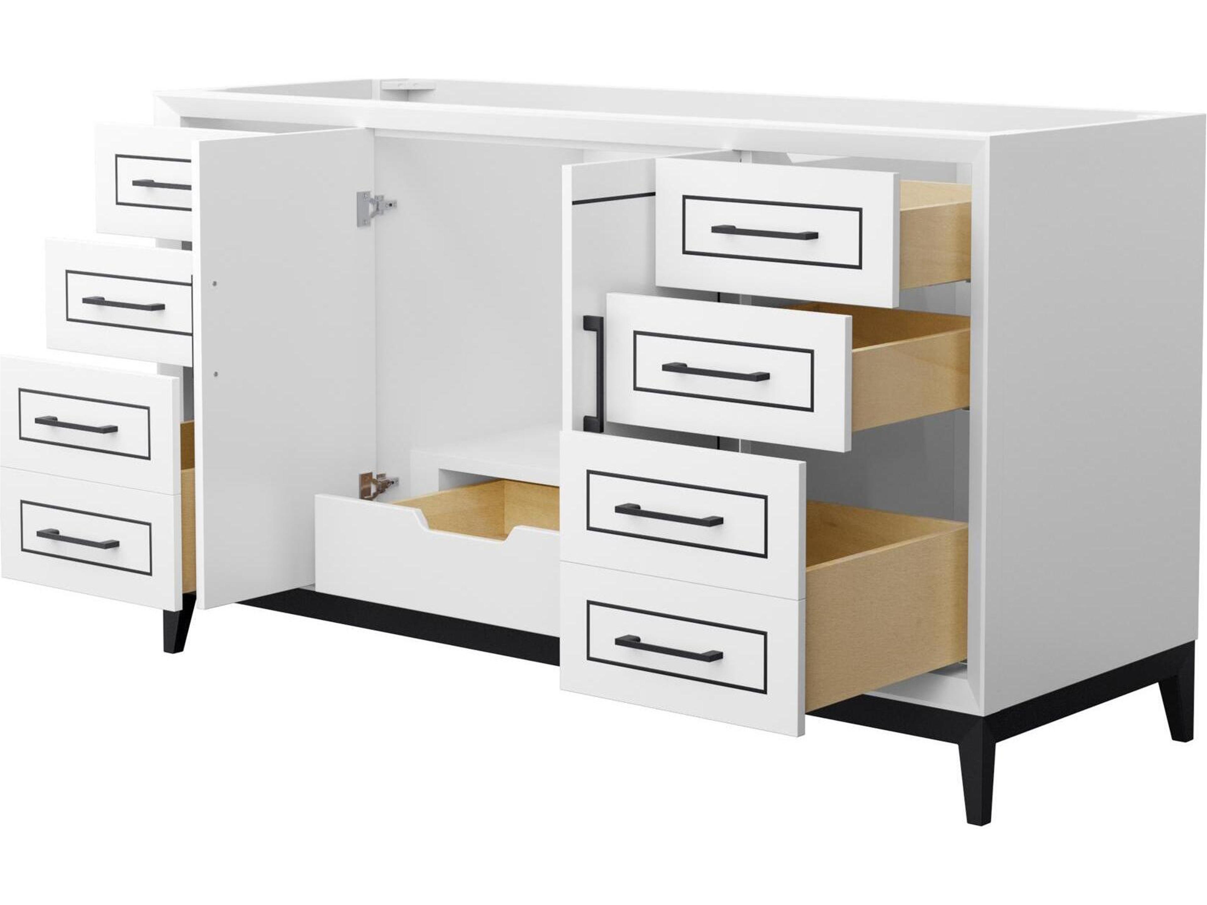 Wyndham Collection Marlena 60" White Vanity