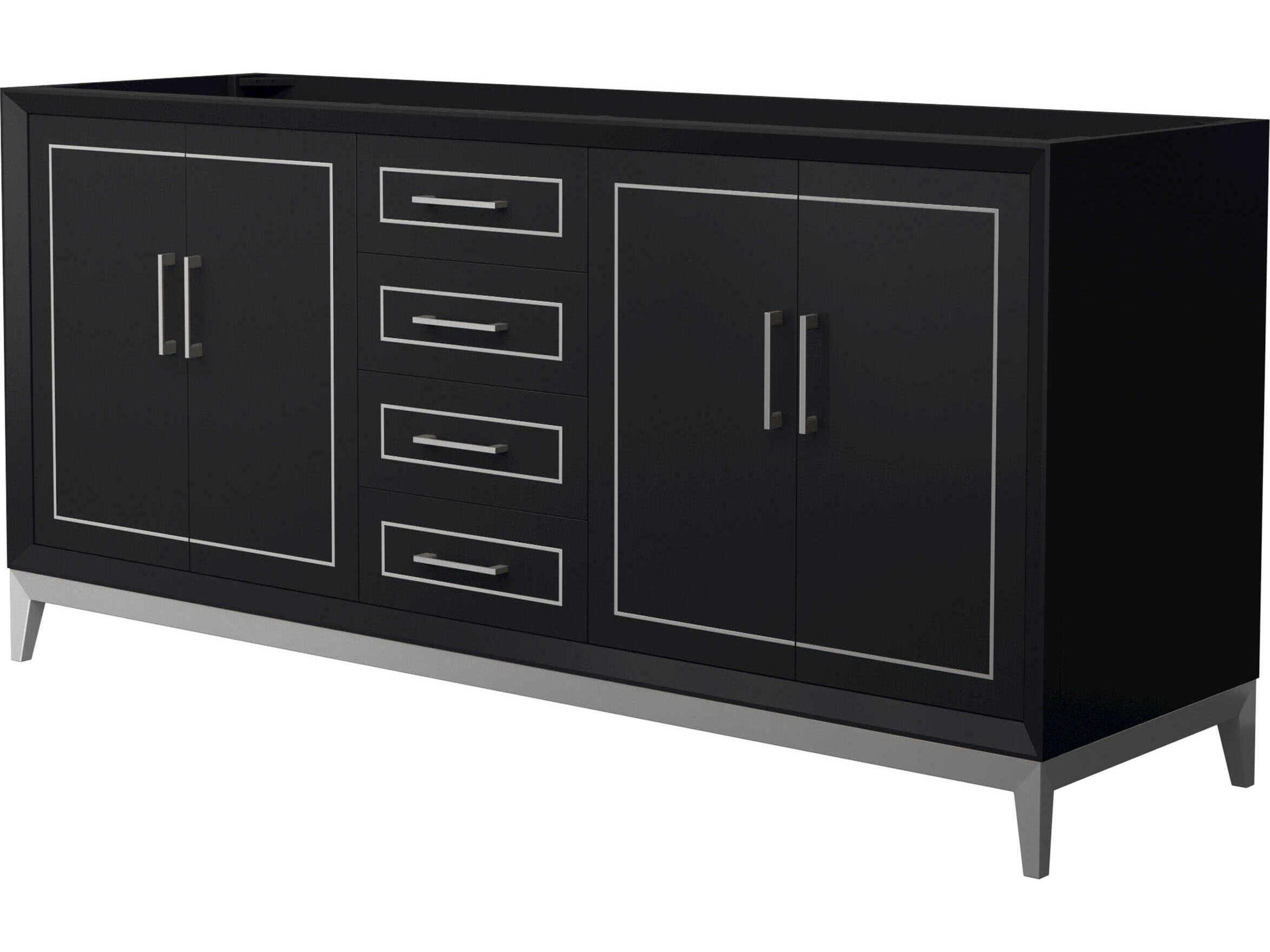 Marlena 72" Black Vanity