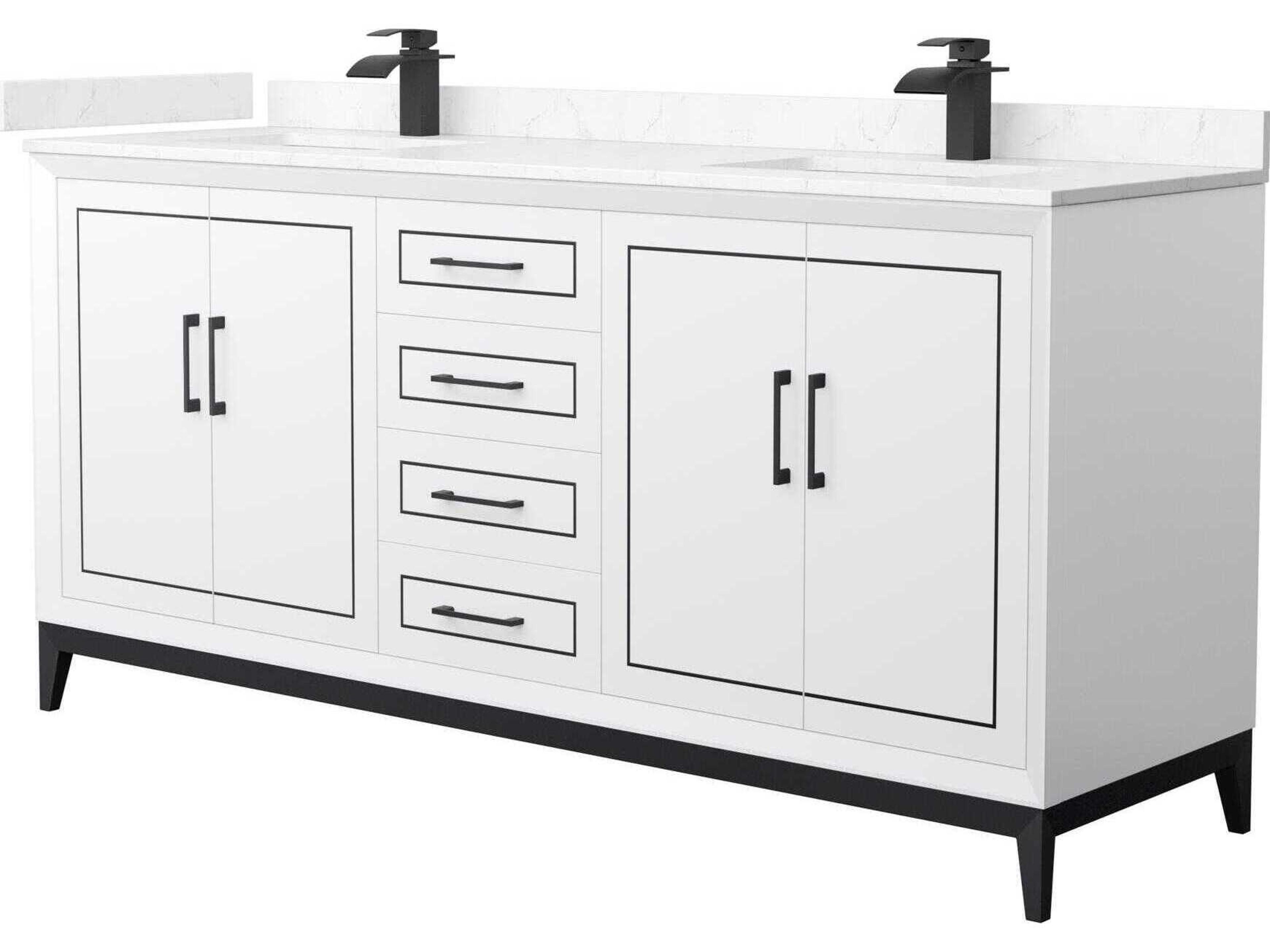 Marlena 72" White Vanity
