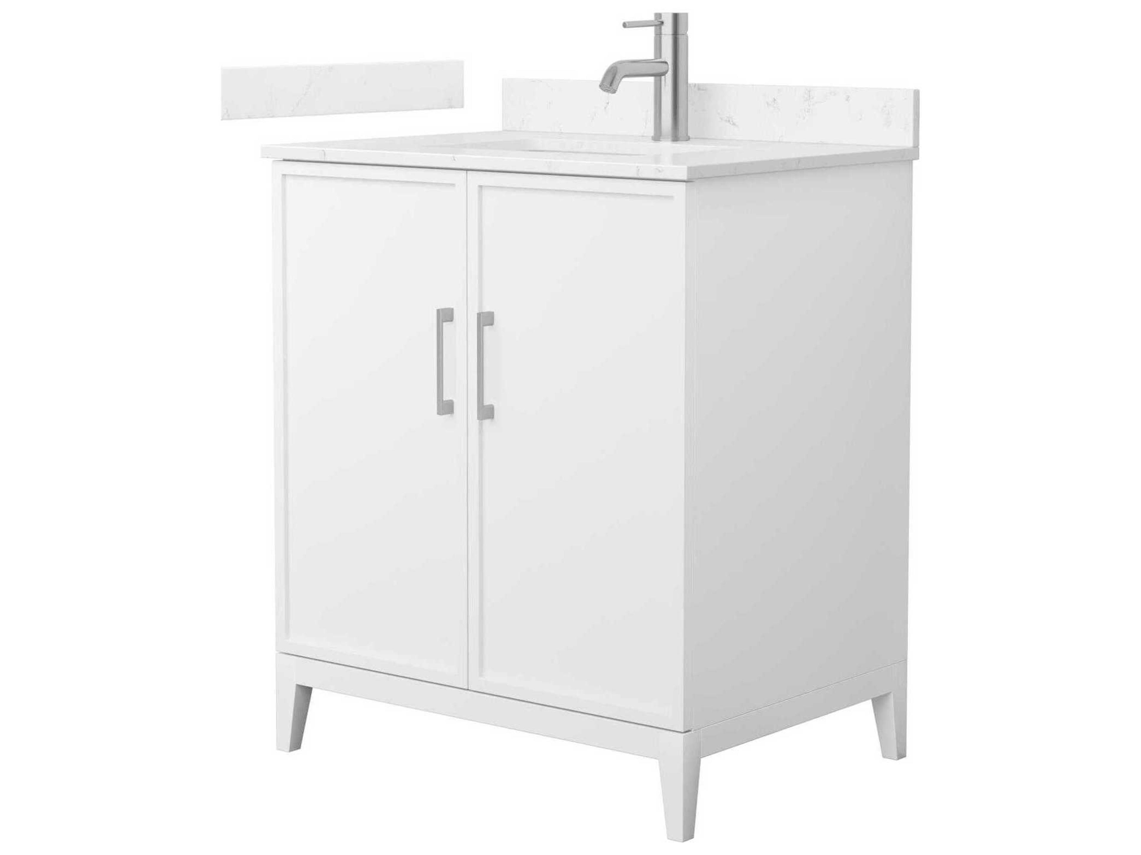 Wyndham Collection Elan 30" White Vanity