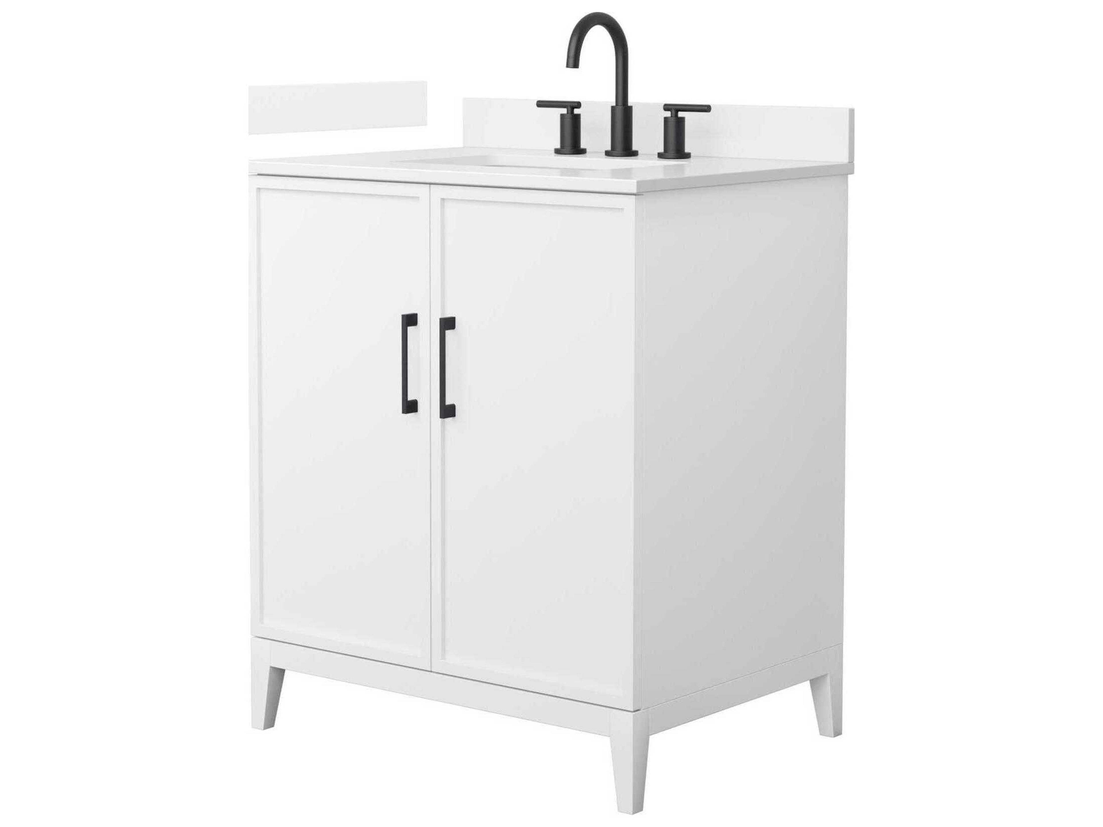 Wyndham Collection Elan 30" White Vanity