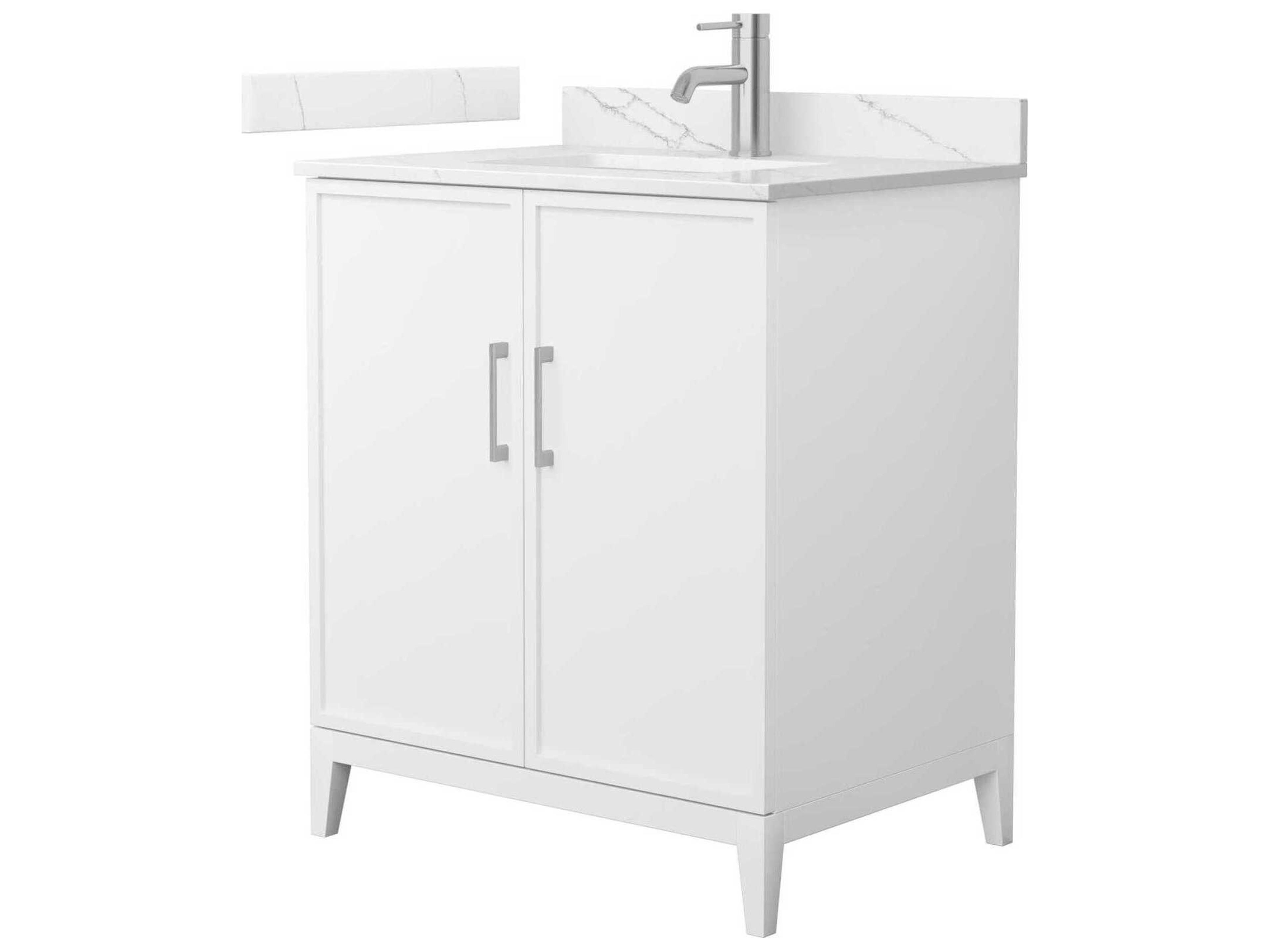 Wyndham Collection Elan 30" White Vanity