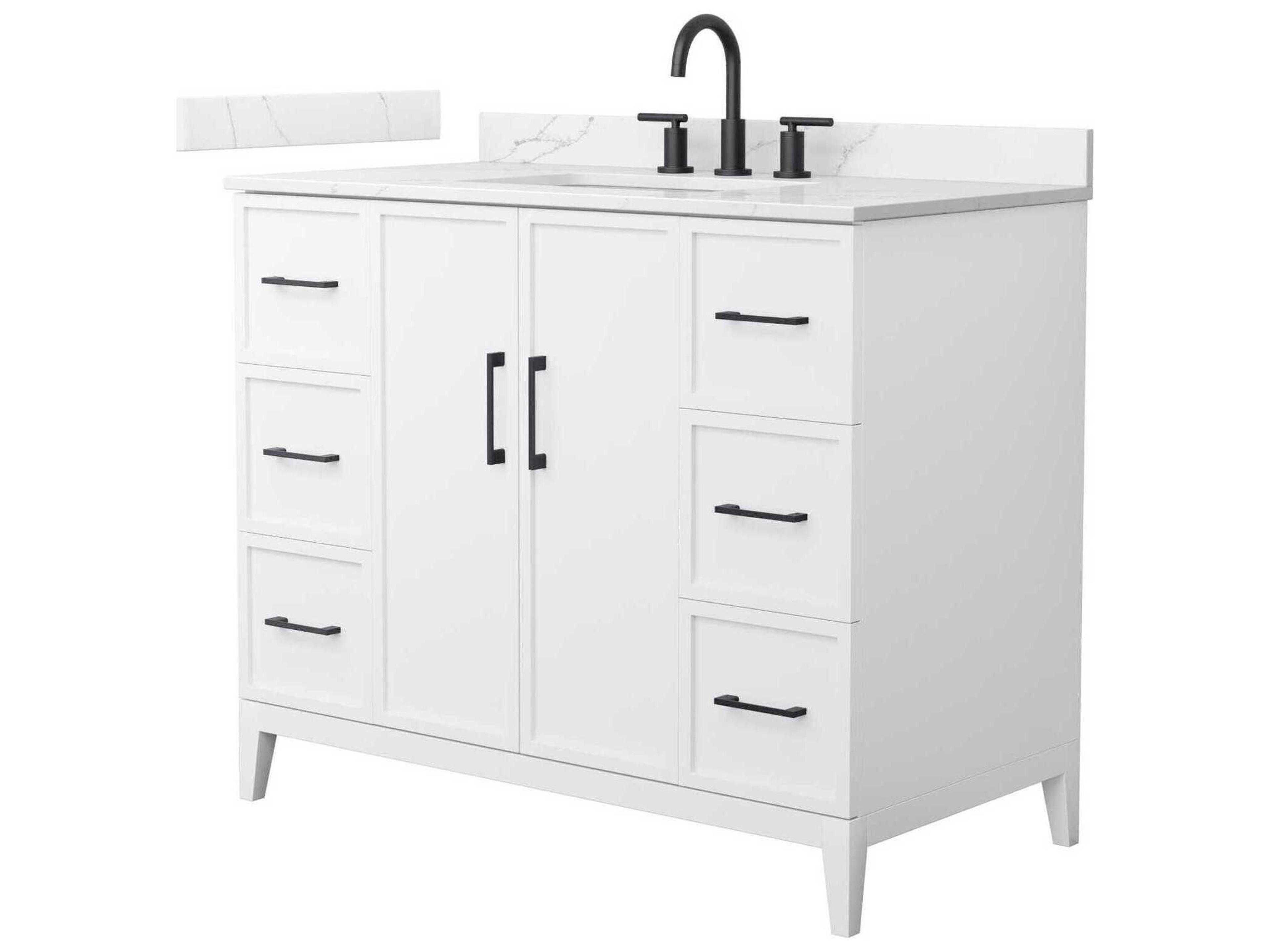 Wyndham Collection Elan 42" White Vanity
