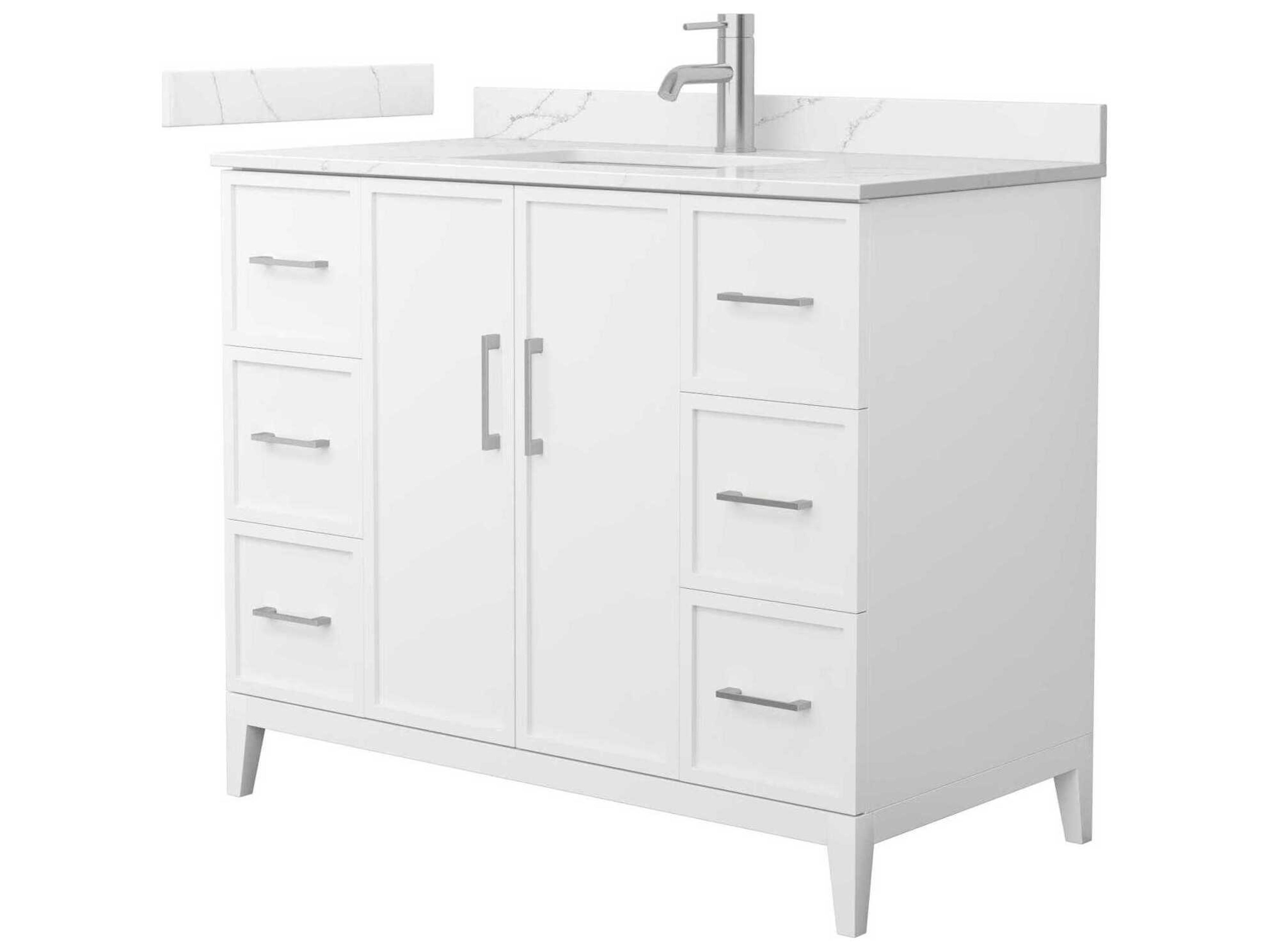 Wyndham Collection Elan 42" White Vanity
