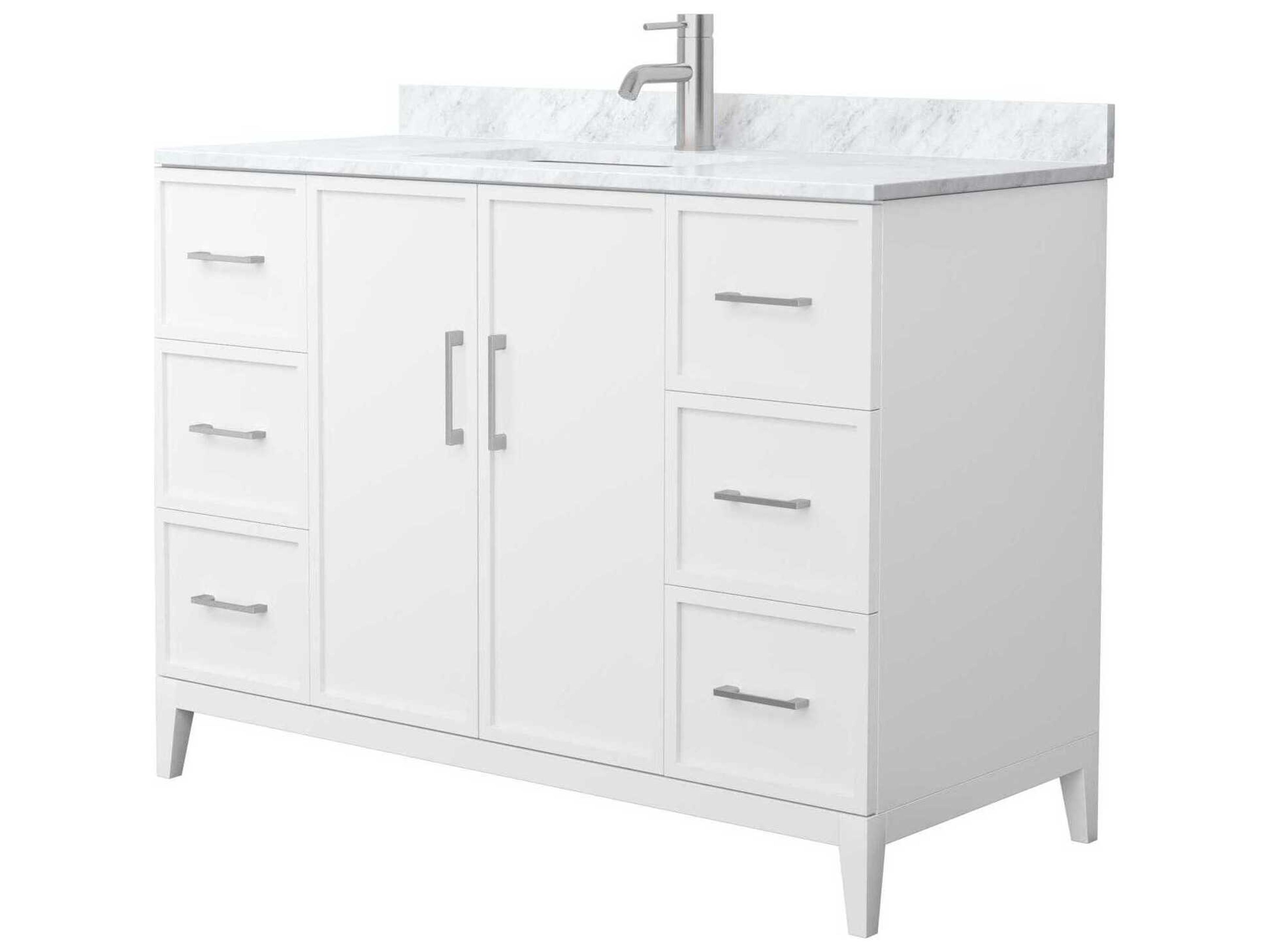 Wyndham Collection Elan 48" White Vanity