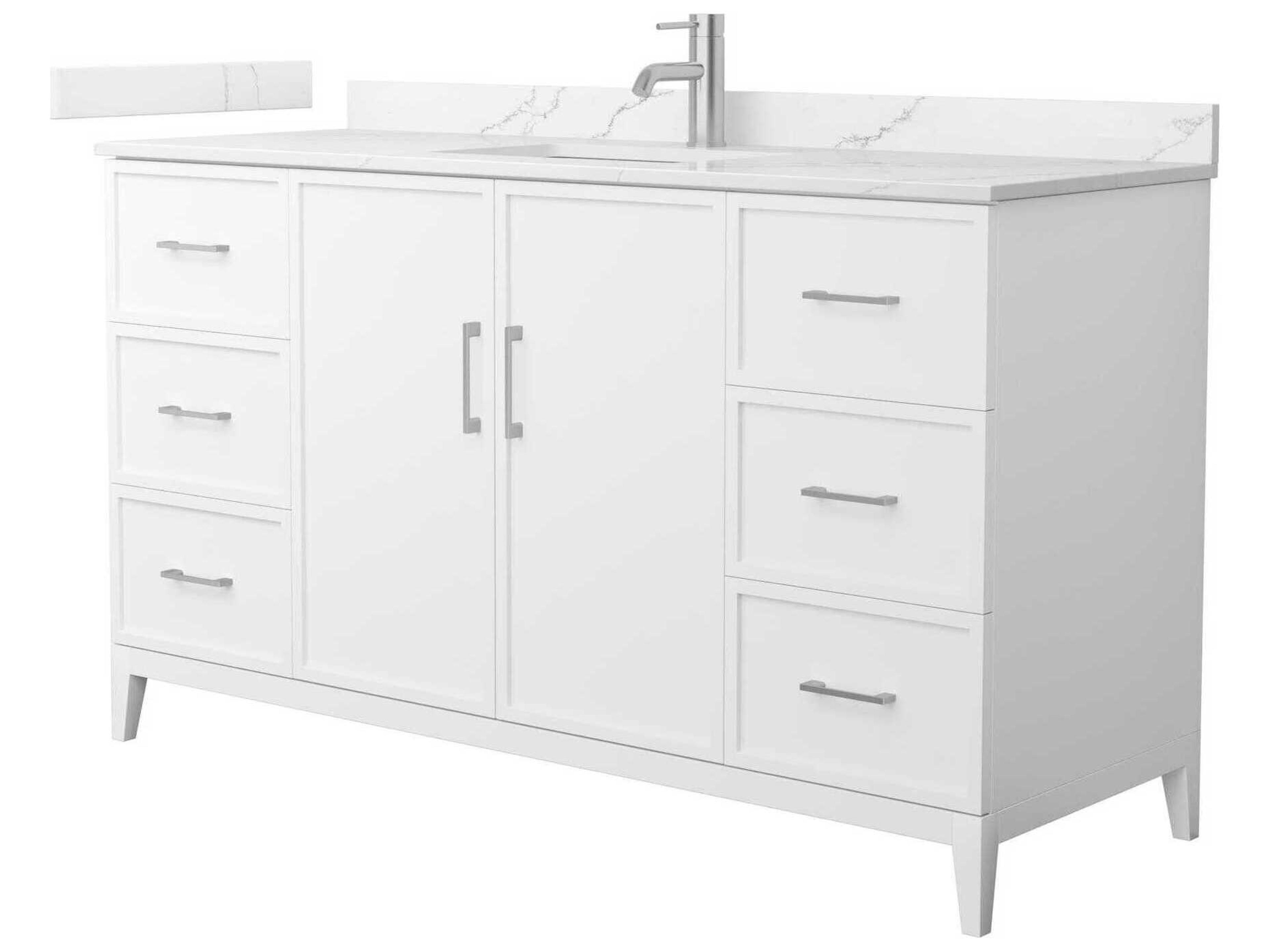 Wyndham Collection Elan 60" White Vanity