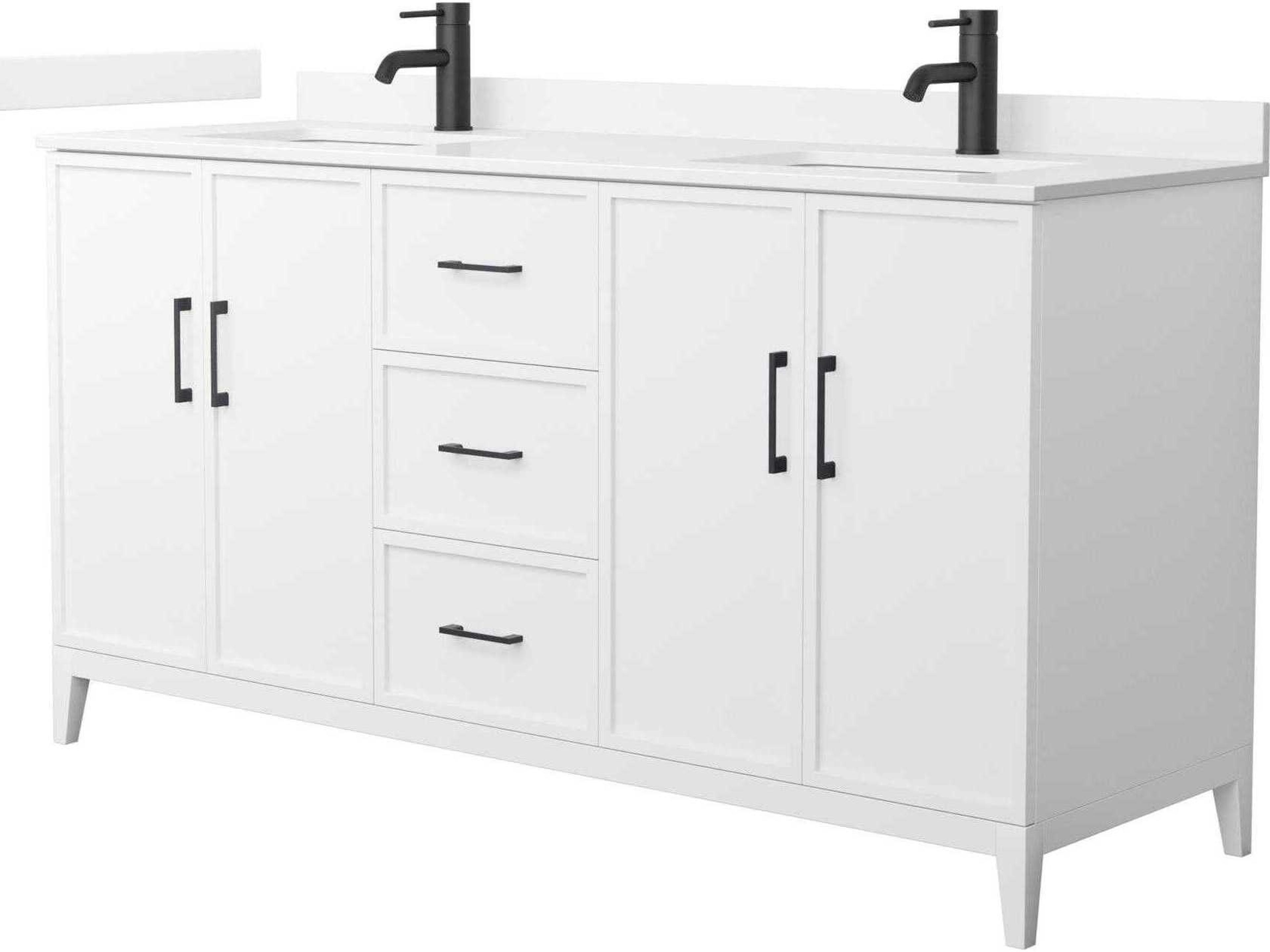 Wyndham Collection Elan 66" White Vanity