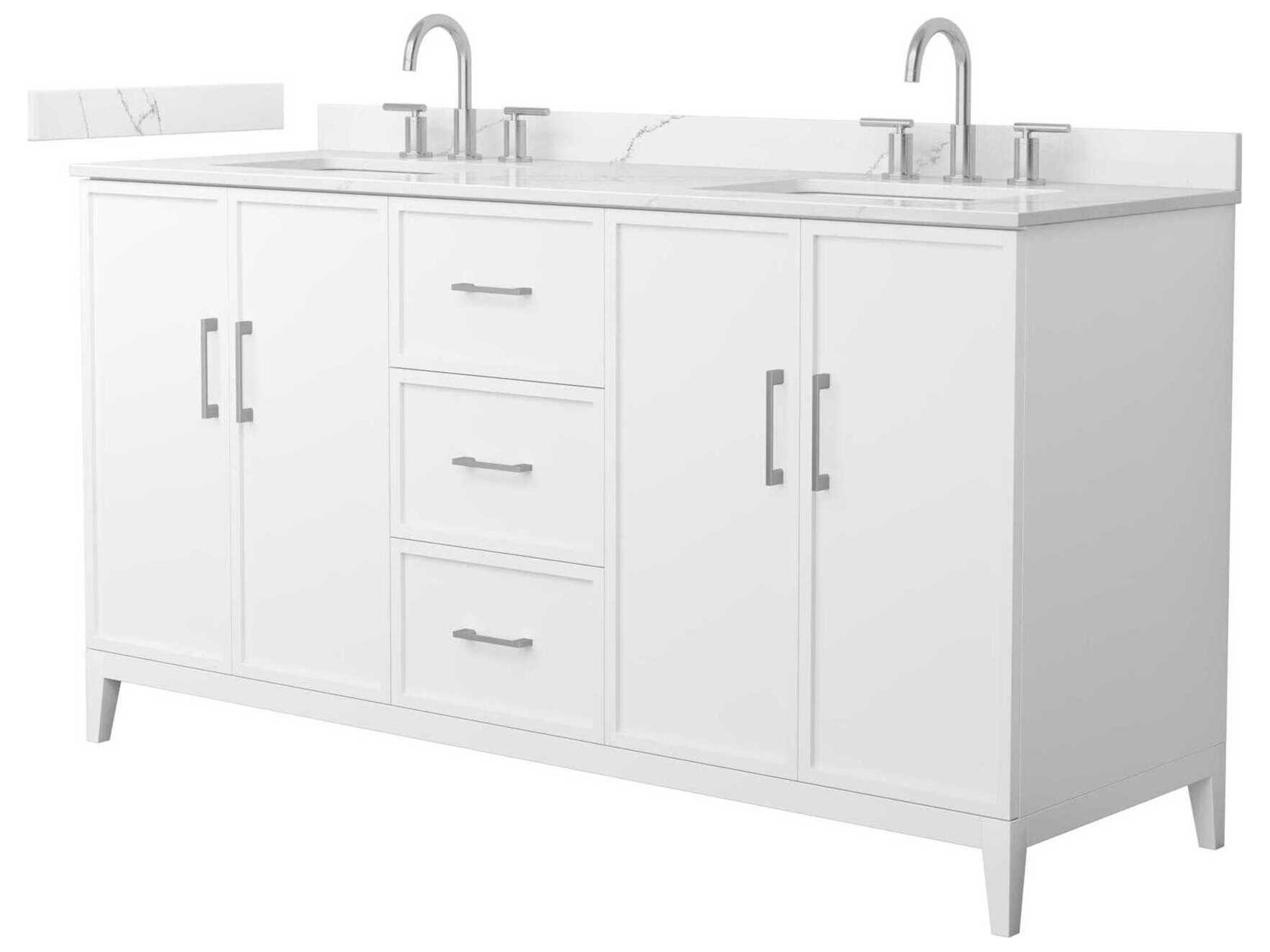 Wyndham Collection Elan 66" White Vanity