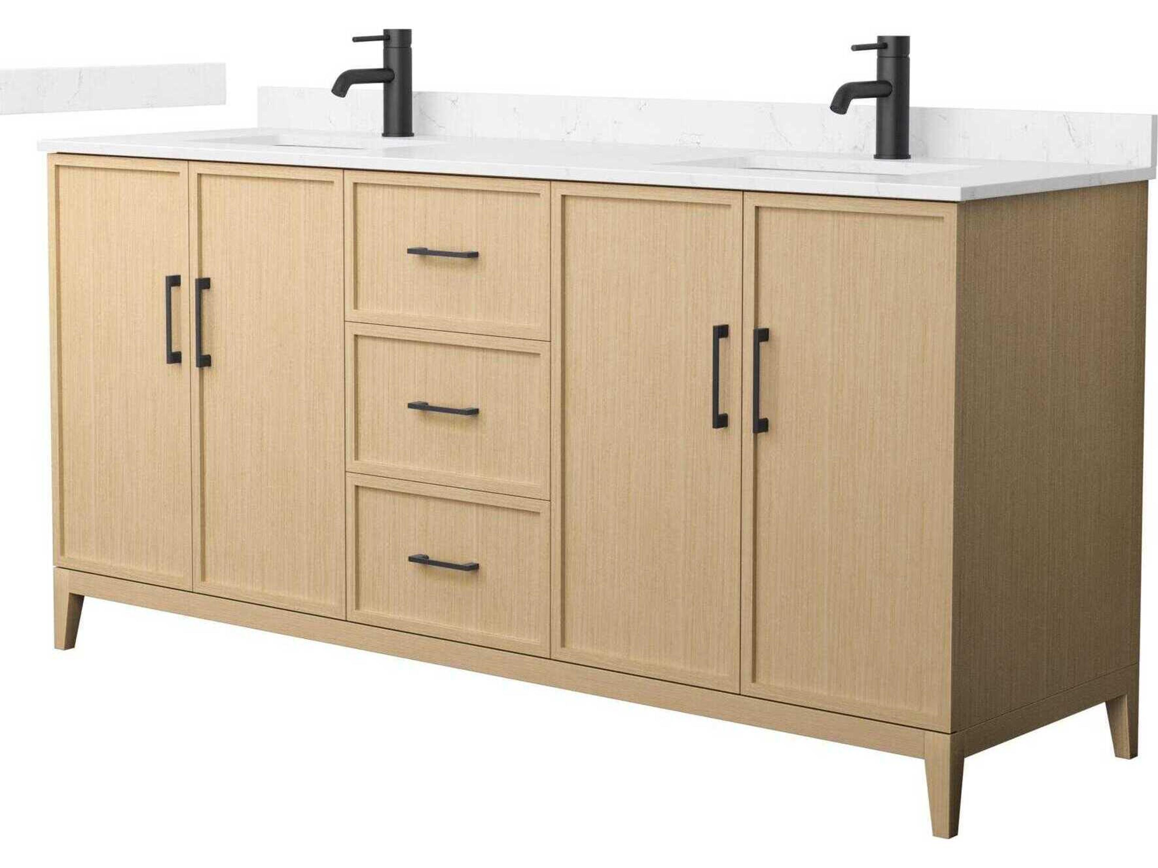 Elan 72" White Vanity