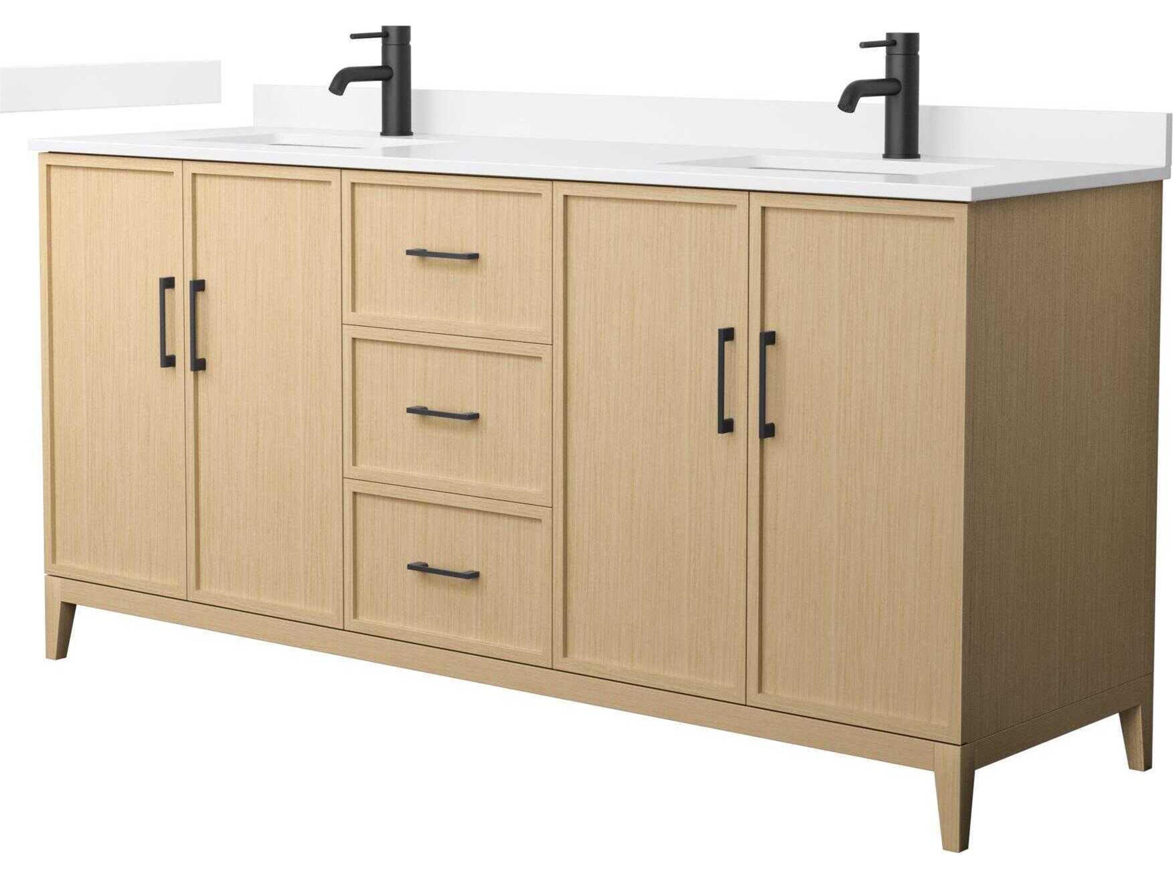 Wyndham Collection Elan 72" White Vanity