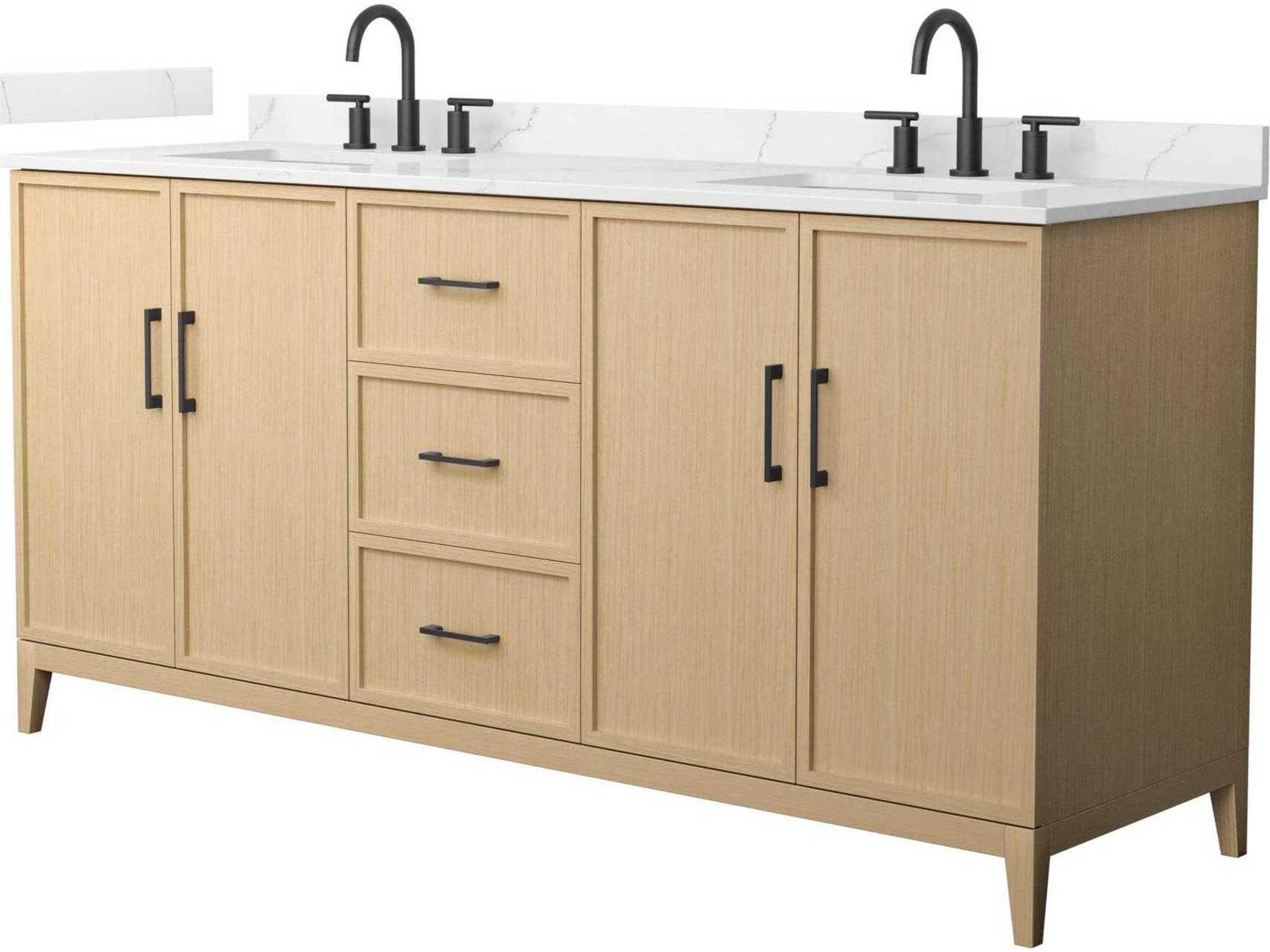 Wyndham Collection Elan 72" White Vanity