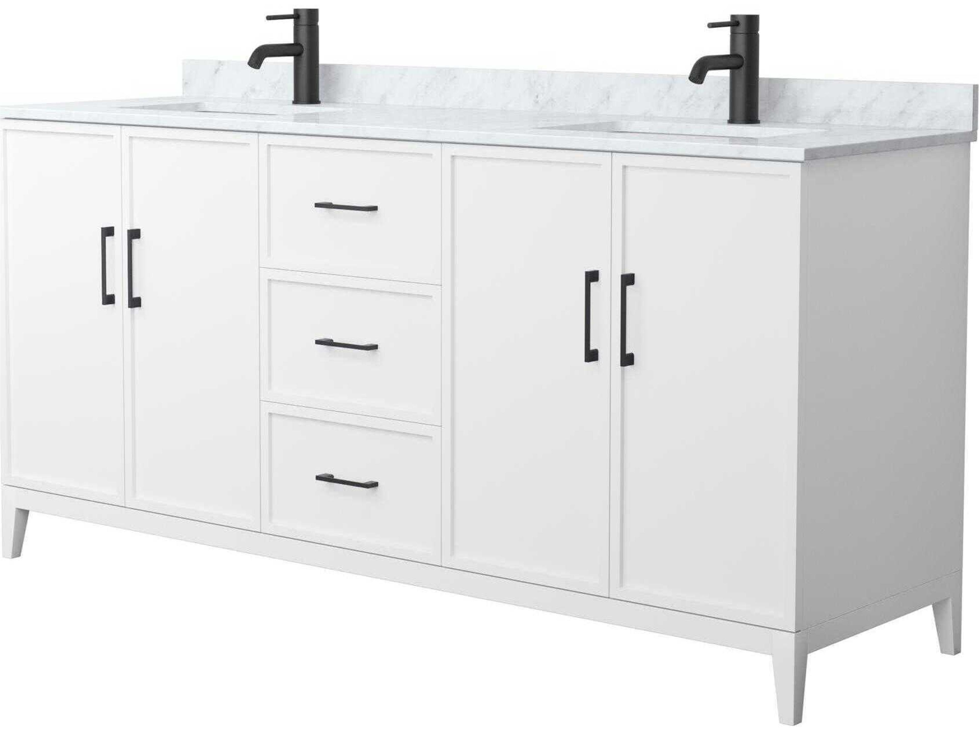 Wyndham Collection Elan 72" White Vanity