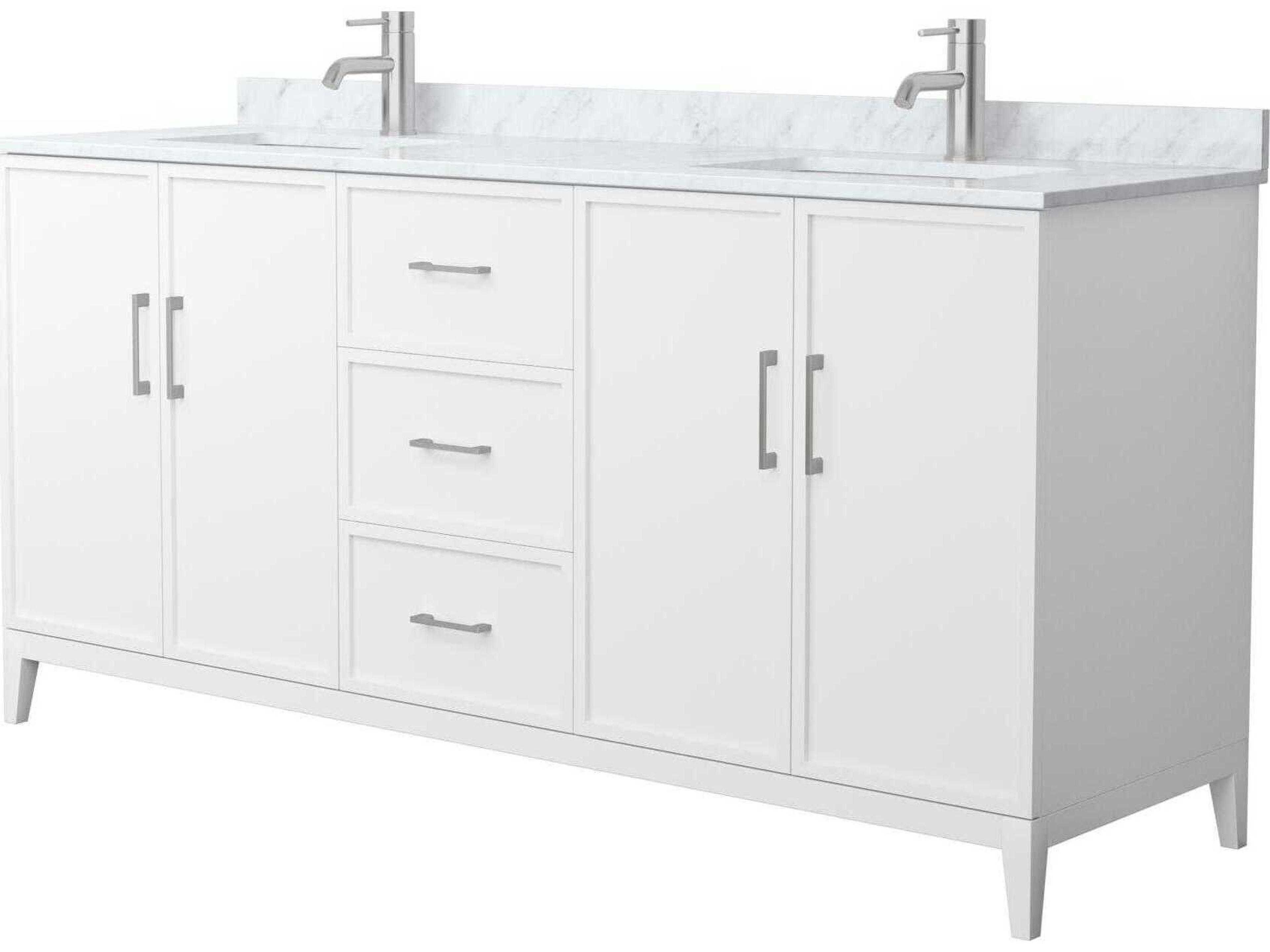 Wyndham Collection Elan 72" White Vanity
