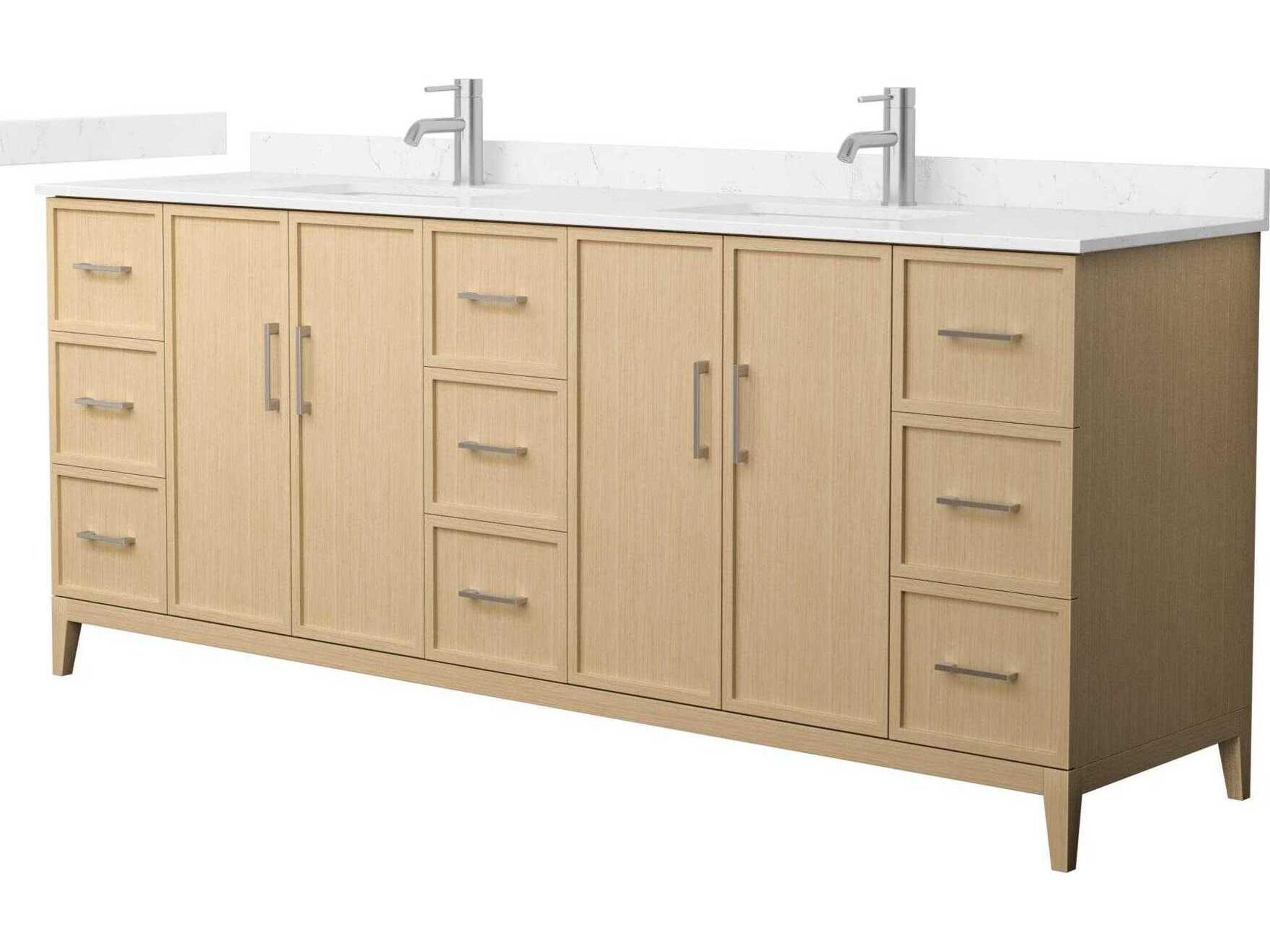 Wyndham Collection Elan 84" White Vanity