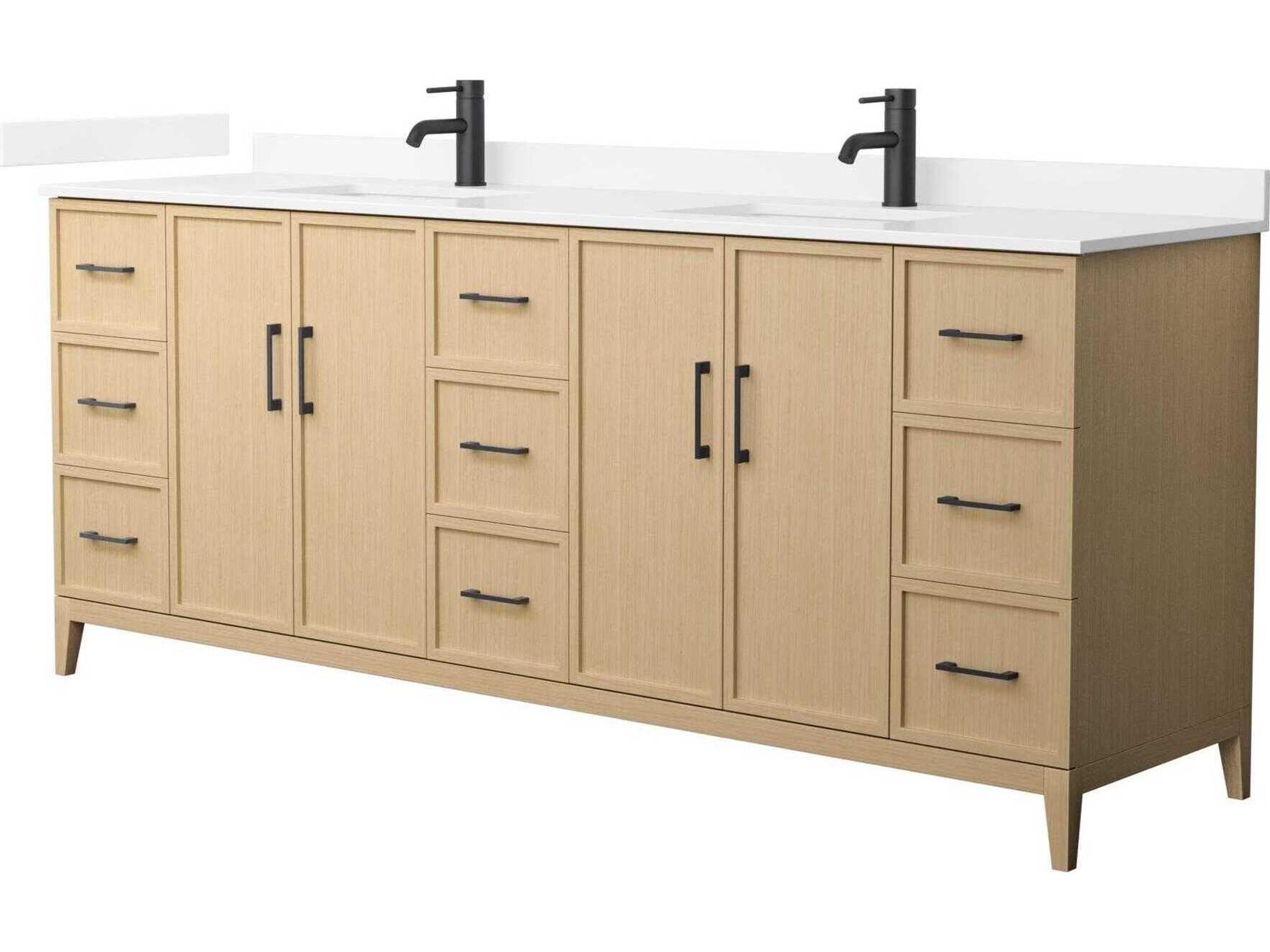 Wyndham Collection Elan 84" White Vanity