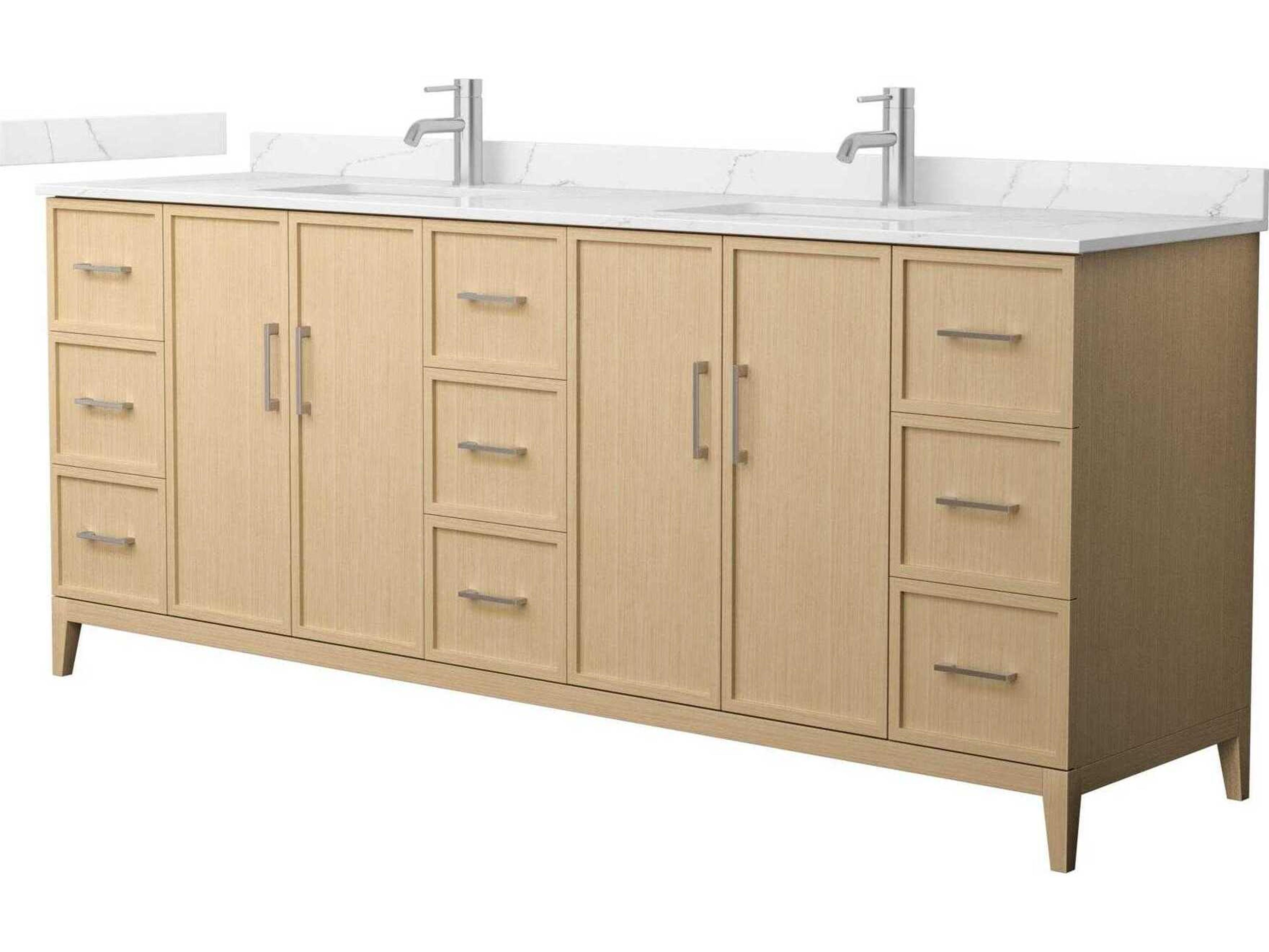 Wyndham Collection Elan 84" White Vanity