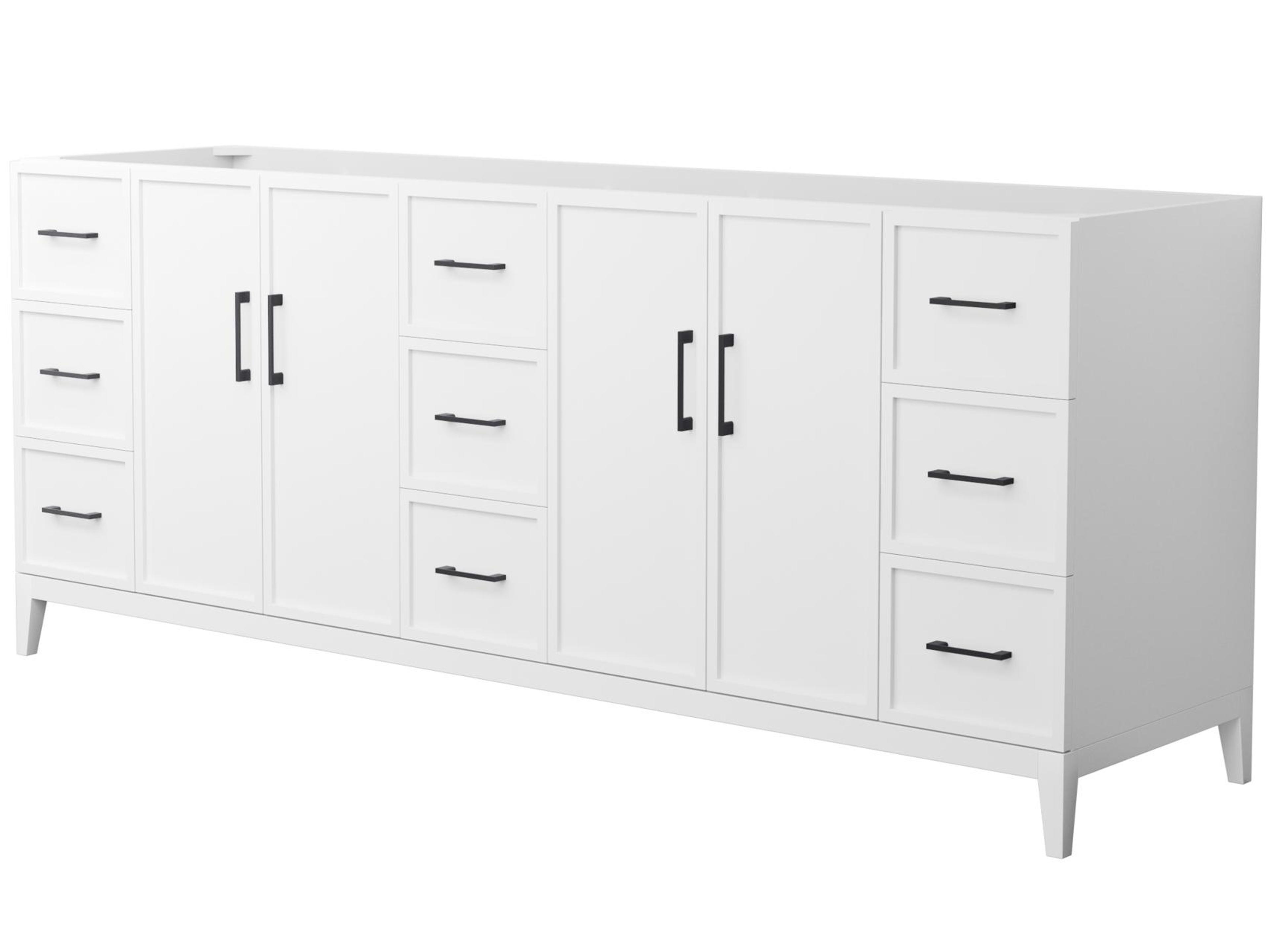 Elan 83" White Vanity