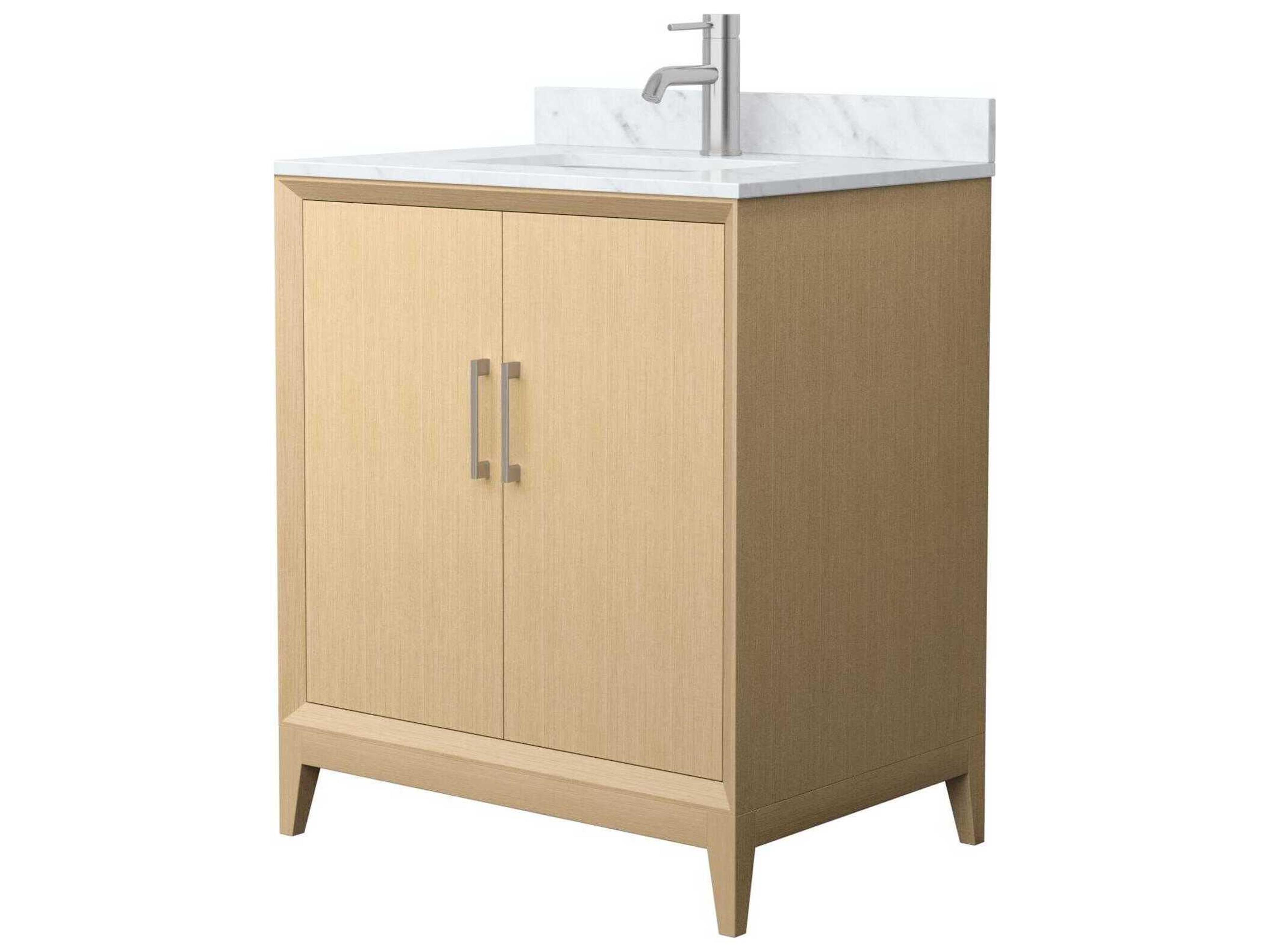 Wyndham Collection Janna 30" White Vanity