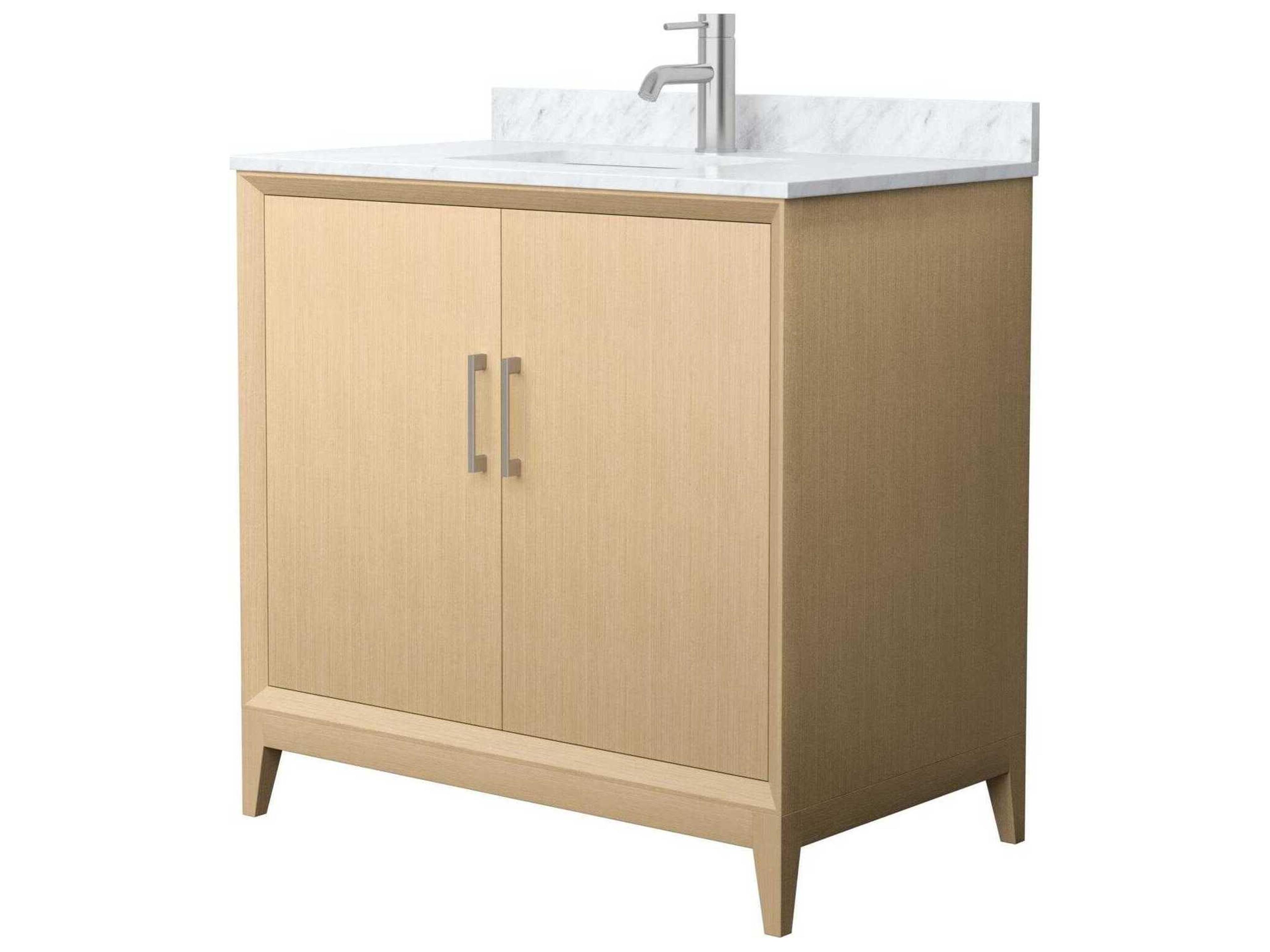 Wyndham Collection Janna 36" White Vanity