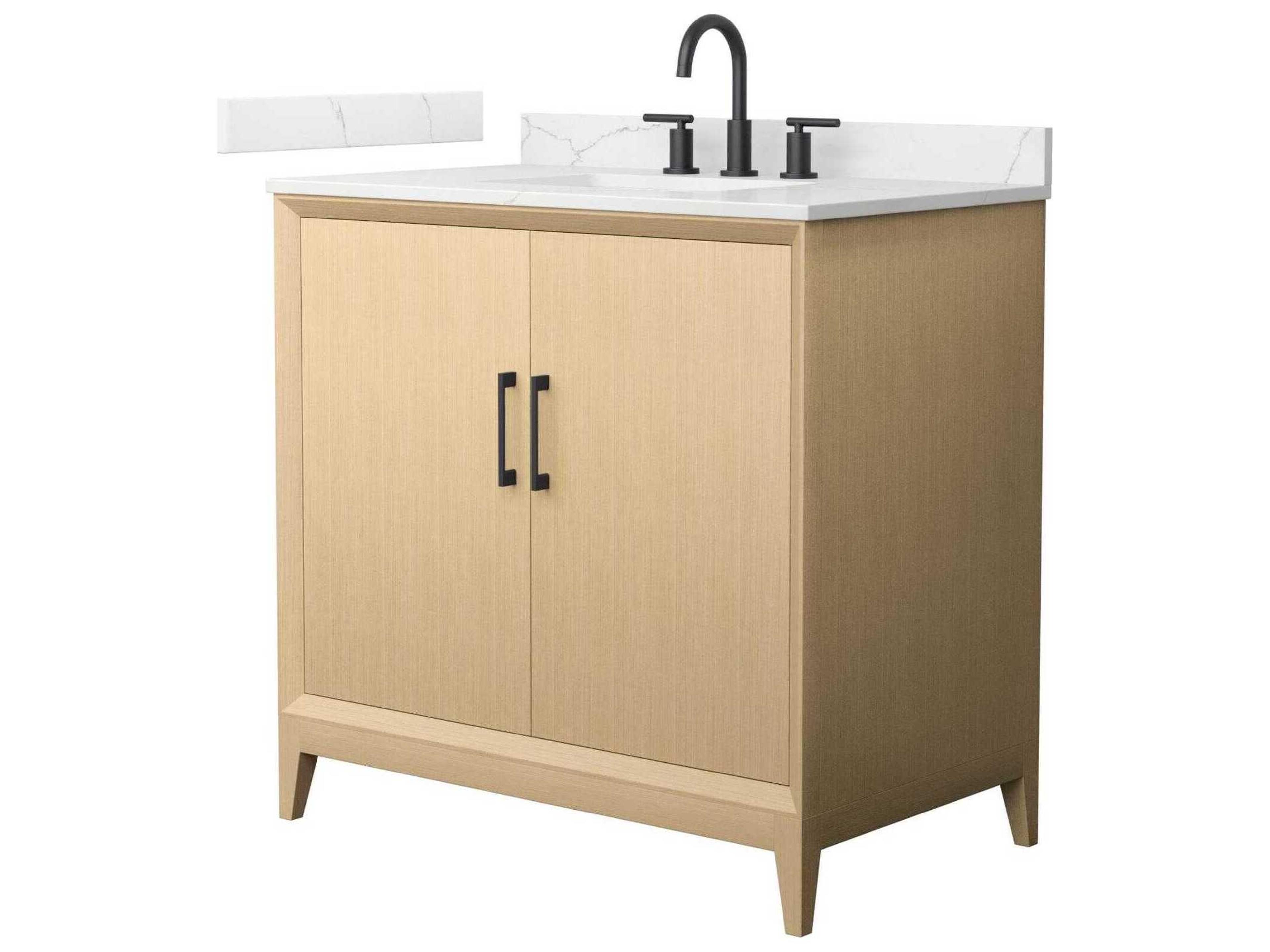 Wyndham Collection Janna 36" White Vanity